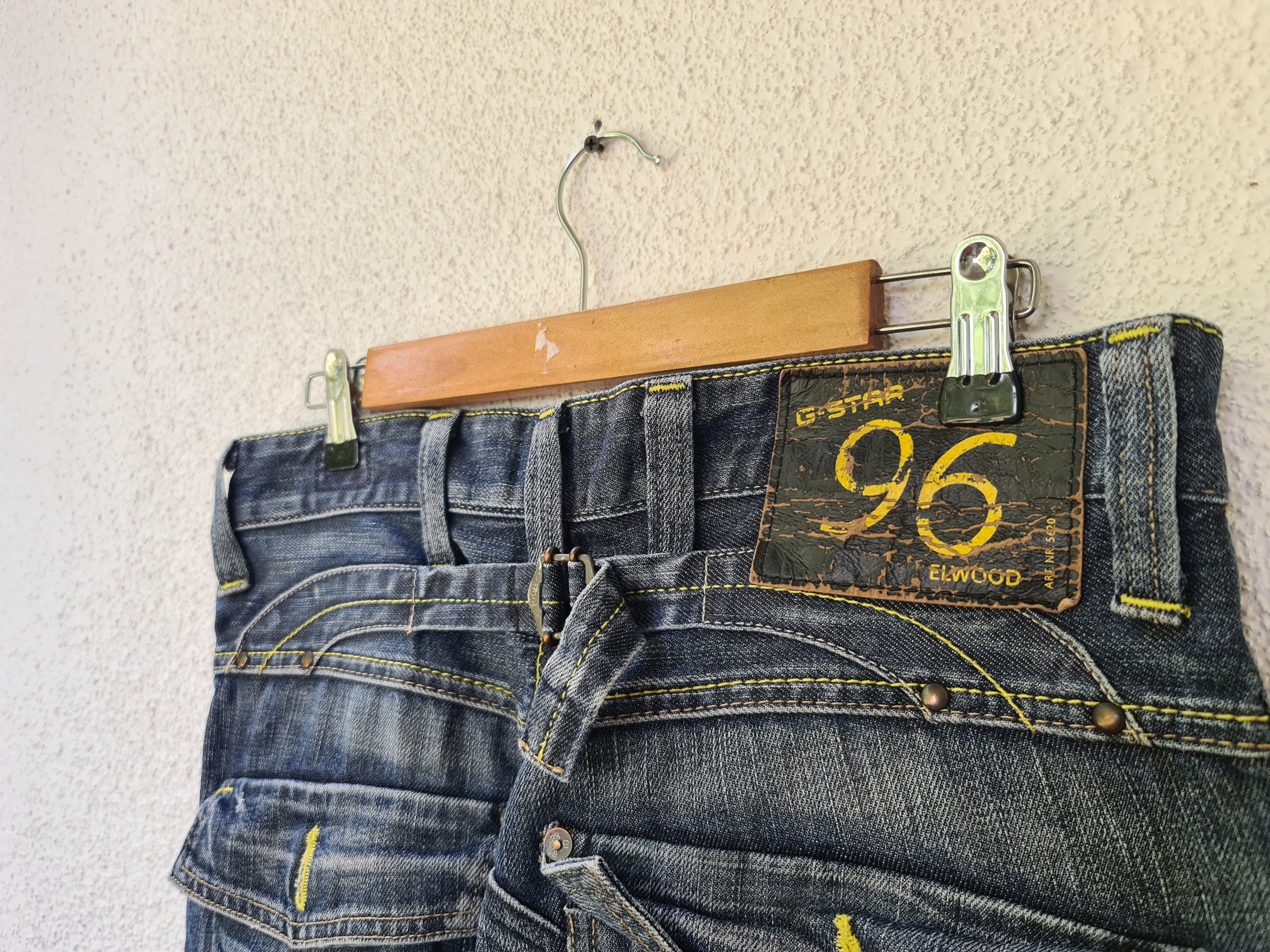 G-Star G STAR RAW DENIM JEANS 96 ELWOOD Size US 32 / EU 48 - 10 Thumbnail