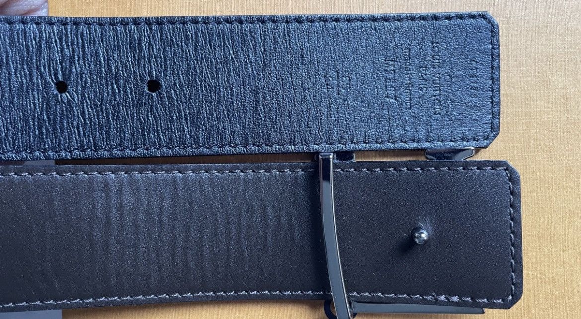 Louis Vuitton Louis Vuitton Initiales Reversible Leather Belt 85cm Size ONE SIZE - 4 Thumbnail