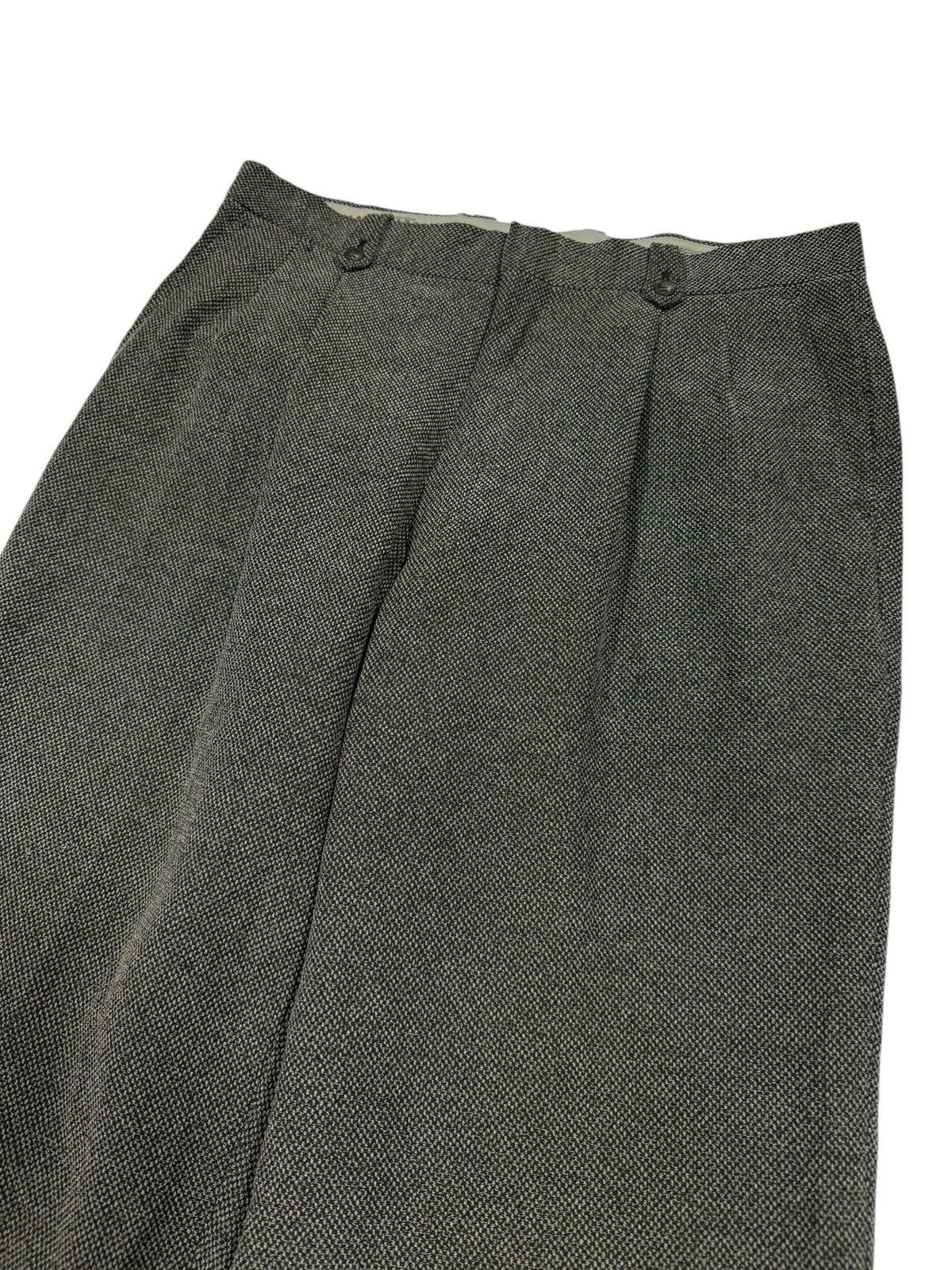 Kansai Yamamoto Vtg🔥90’s Kansai Man Casual Salt & Pepper Pants Size US 34 / EU 50 - 7 Thumbnail