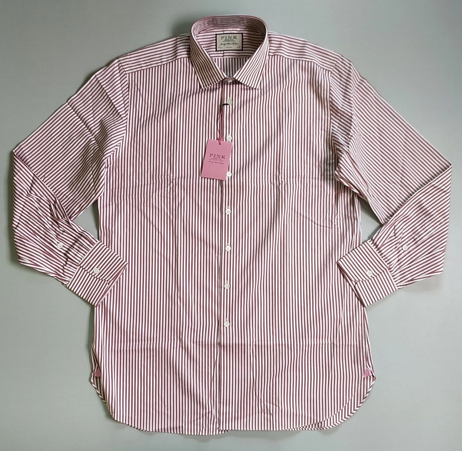 Thomas Pink Thomas Pink Slim Fit Bengal House Stripe Formal Shirt T0032 Size US L / EU 52-54 / 3 - 2 Thumbnail