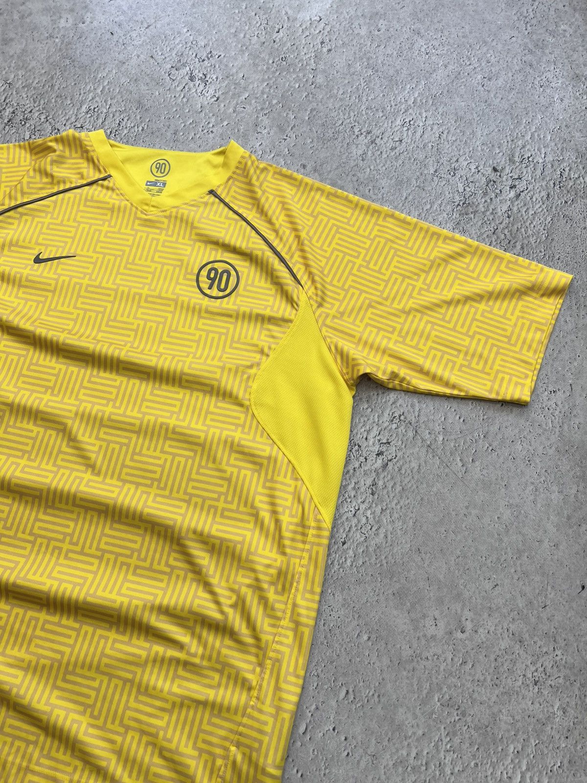 Nike × Vintage Vintage DRILL TOTAL 90 streetwear soccer t shirt jersey Size US XL / EU 56 / 4 - 6 Thumbnail