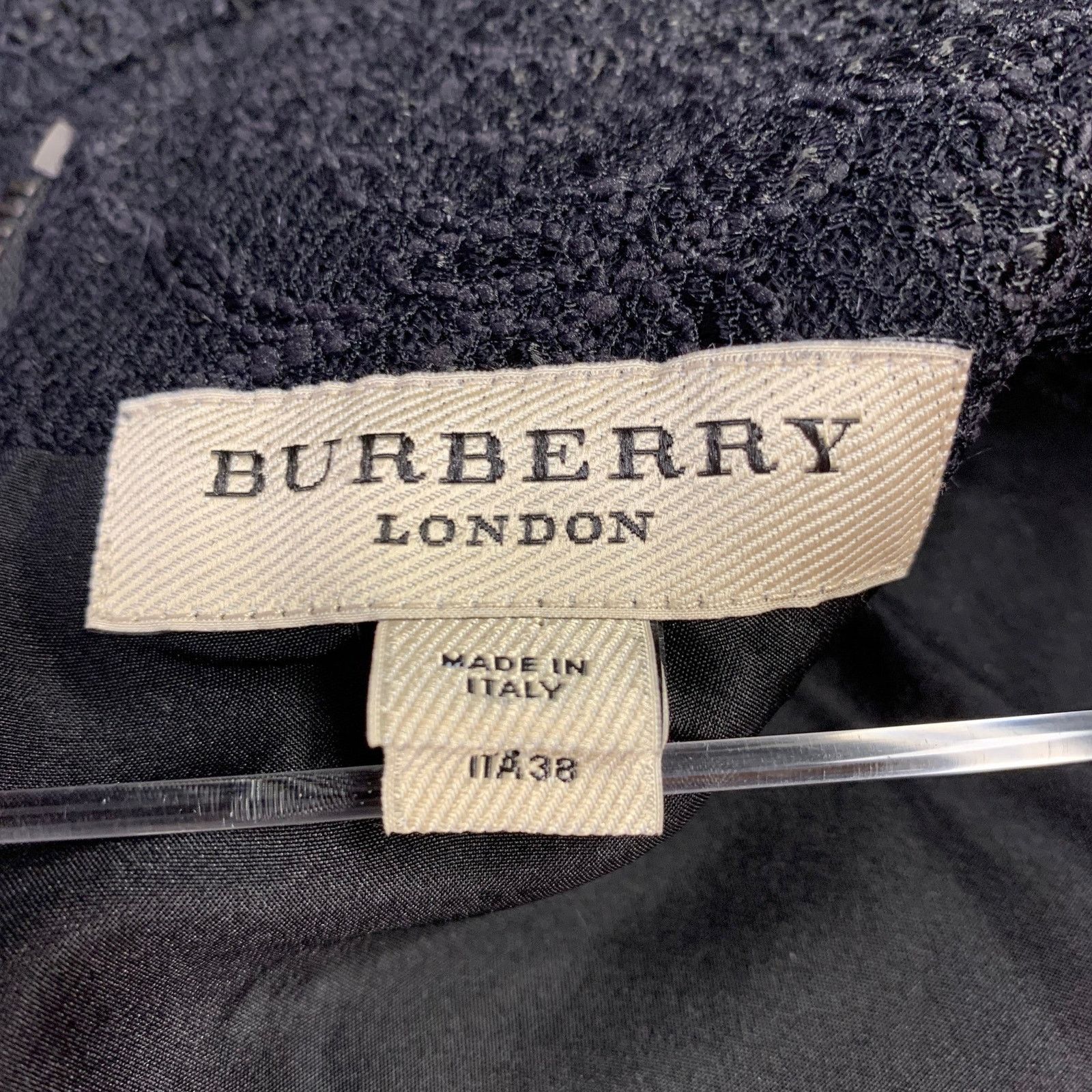 Burberry Black Polyamide Blend Floral Sleeveless Cocktail Dress Size S / US 4 / IT 40 - 5 Thumbnail