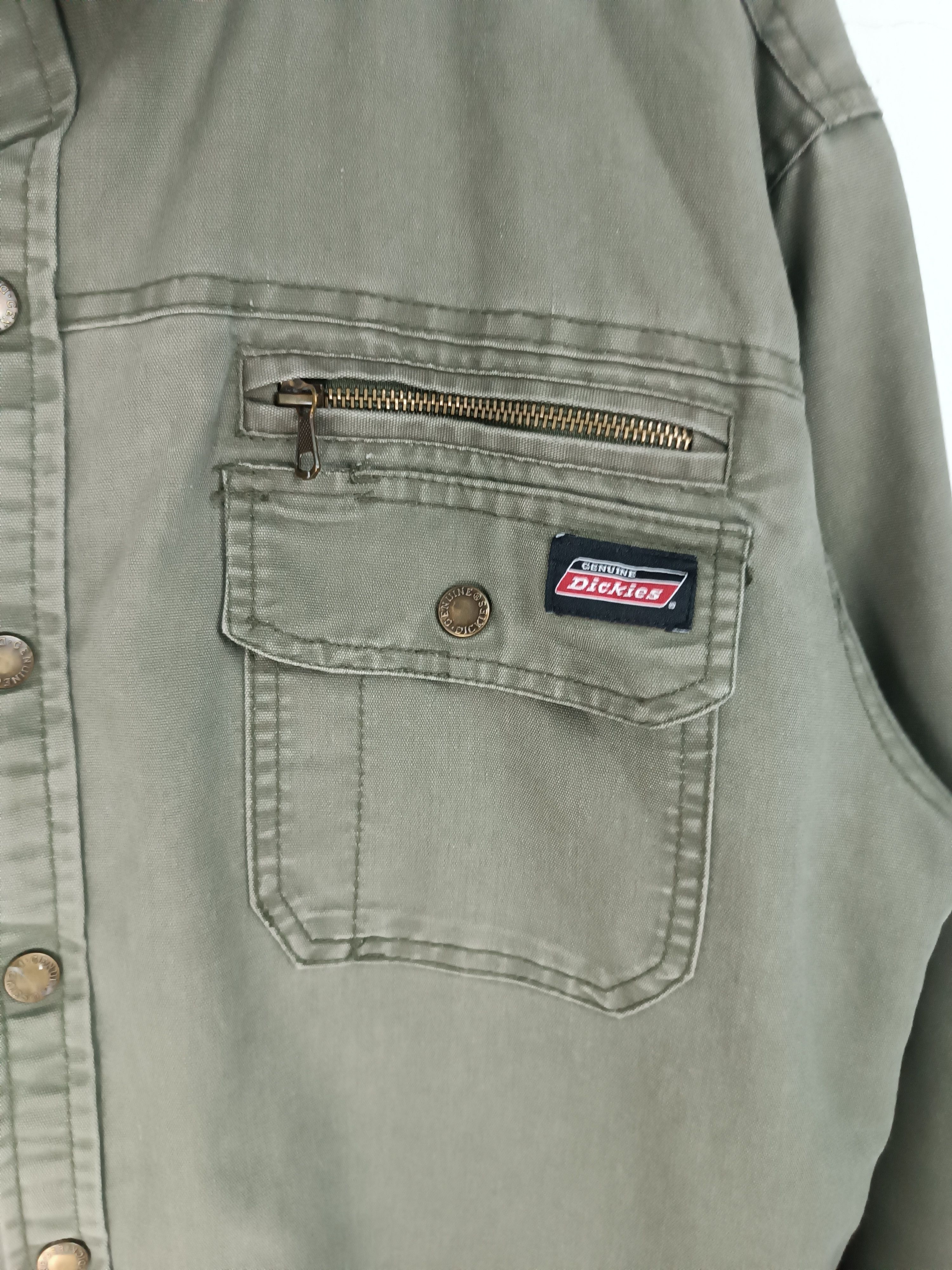 Dickies THRASHED FADED VINTAGE DICKIES HOODED DUCK QUILTED JACKET Size US L / EU 52-54 / 3 - 7 Thumbnail