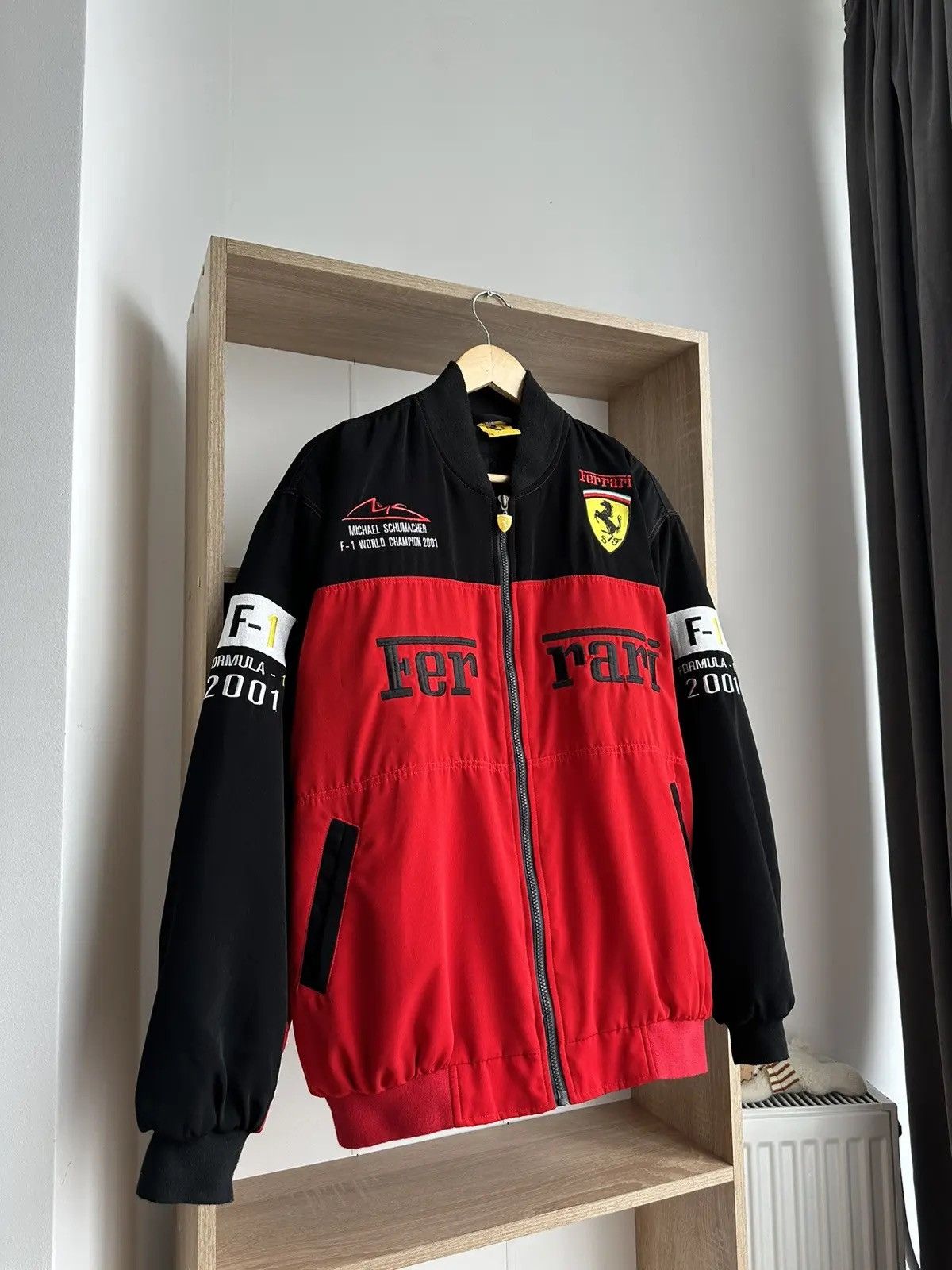 Ferrari × Formula 1 Vintage Ferrari Racing Red Formula Uno Jacket Size US M / EU 48-50 / 2 - 23 Thumbnail