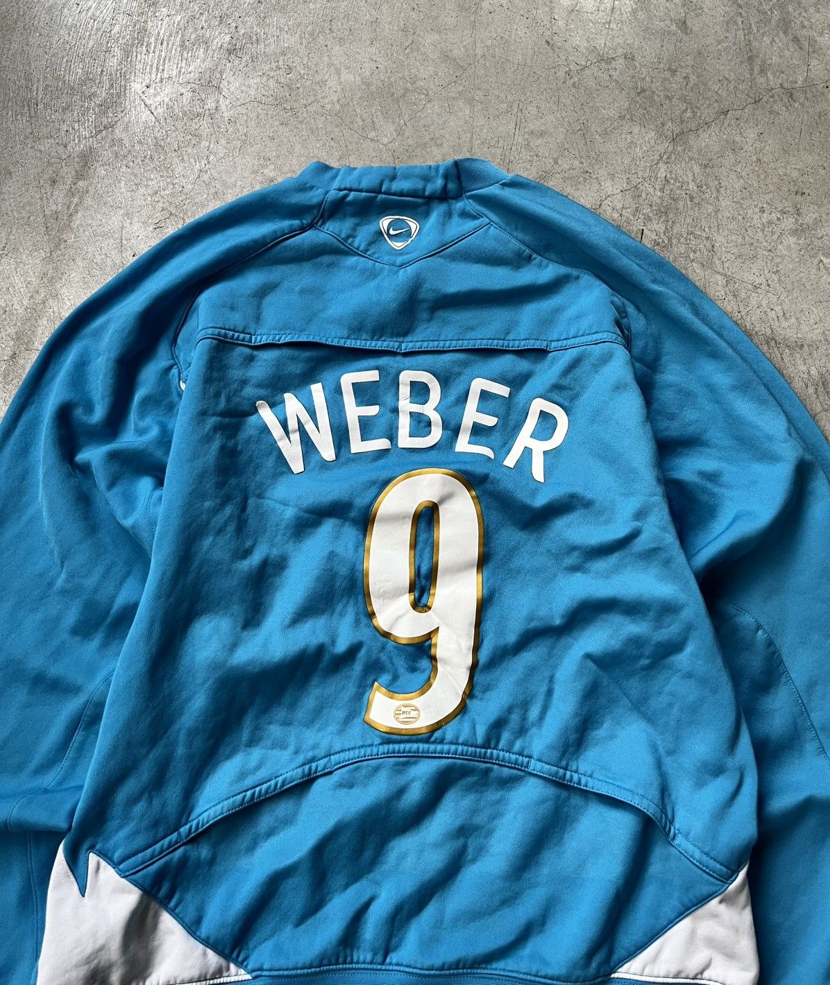 Nike Nike PSV Eindhoven Football Sweatshirt #9 Weber 00s Size US L / EU 52-54 / 3 - 14 Thumbnail