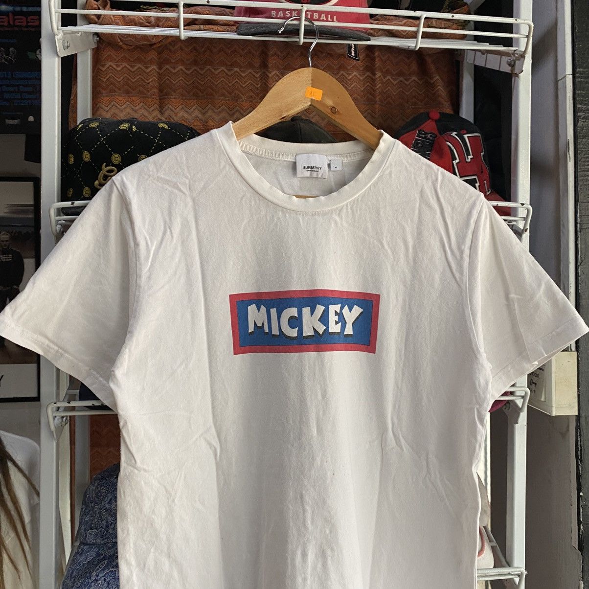 Burberry Burberry London England Mickey Tee T-Shirt Short Sleeve Size US M / EU 48-50 / 2 - 3 Thumbnail