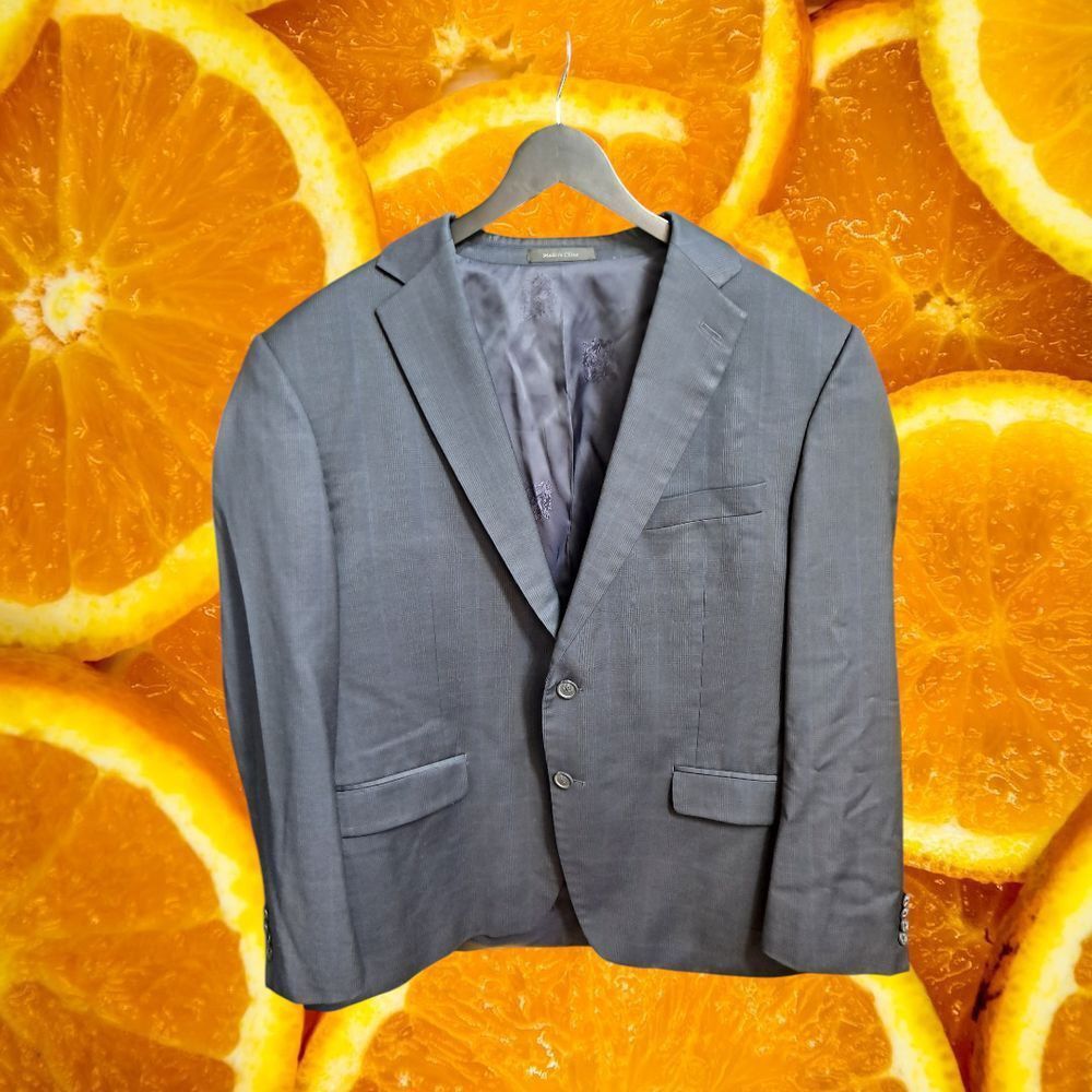 Austin Reed Austin Reed London Gray Wool Blazer Classic Business Formal Size 44R - 2 Thumbnail