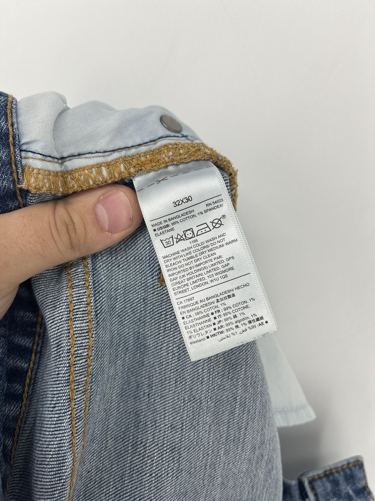 Gap × Vintage Vintage Gap Denim Slim Straight Streetwear Style Size 32 30 Size US 32 / EU 48 - 10 Thumbnail