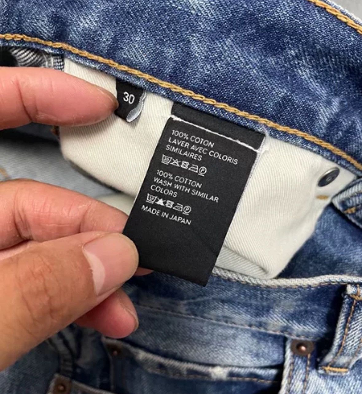 Celine Celine 2019 Spring/Summer First Year Micro Slim Blue Jeans Size US 30 / EU 46 - 6 Thumbnail
