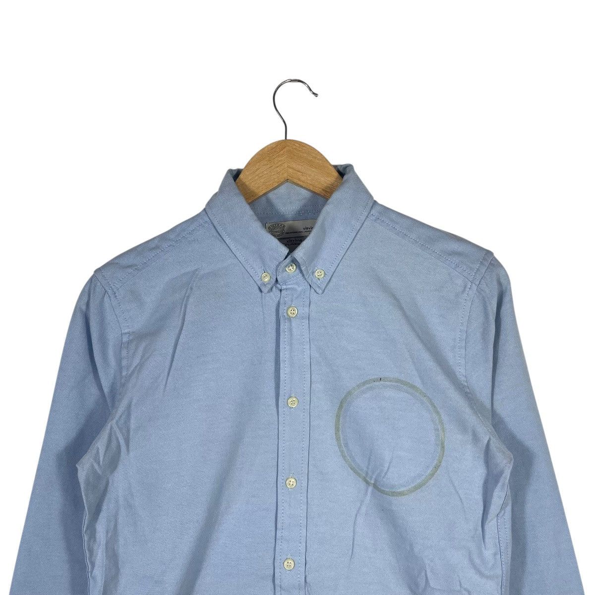 Visvim VISVIM Button-Down Oxford Shirt Light Blue Japanese Designer Size US M / EU 48-50 / 2 - 2 Thumbnail