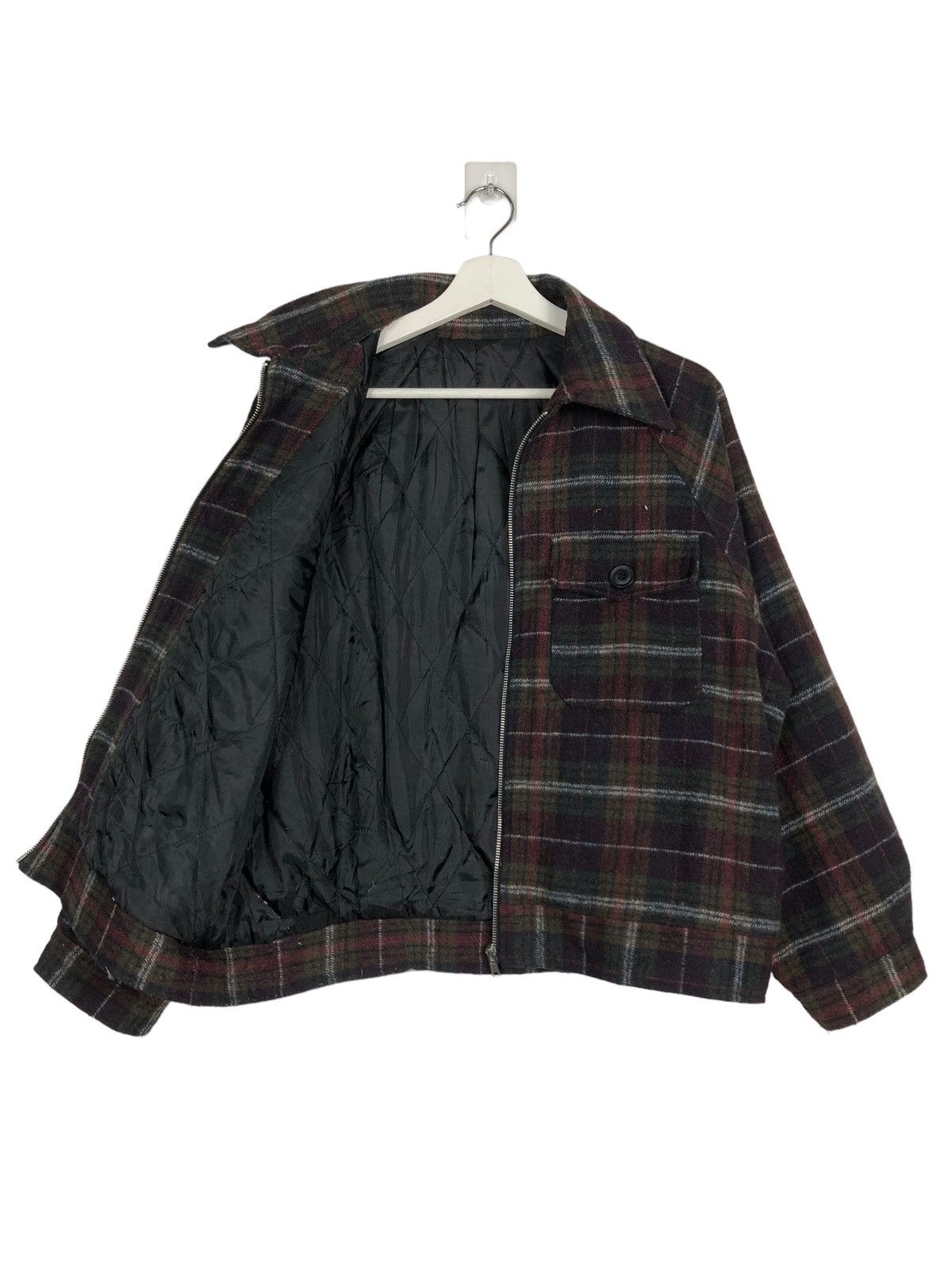 Japanese Brand 🔥 VINTAGE JAPANESE BRAND PLAID ZIPPER JACKET Size US M / EU 48-50 / 2 - 9 Thumbnail