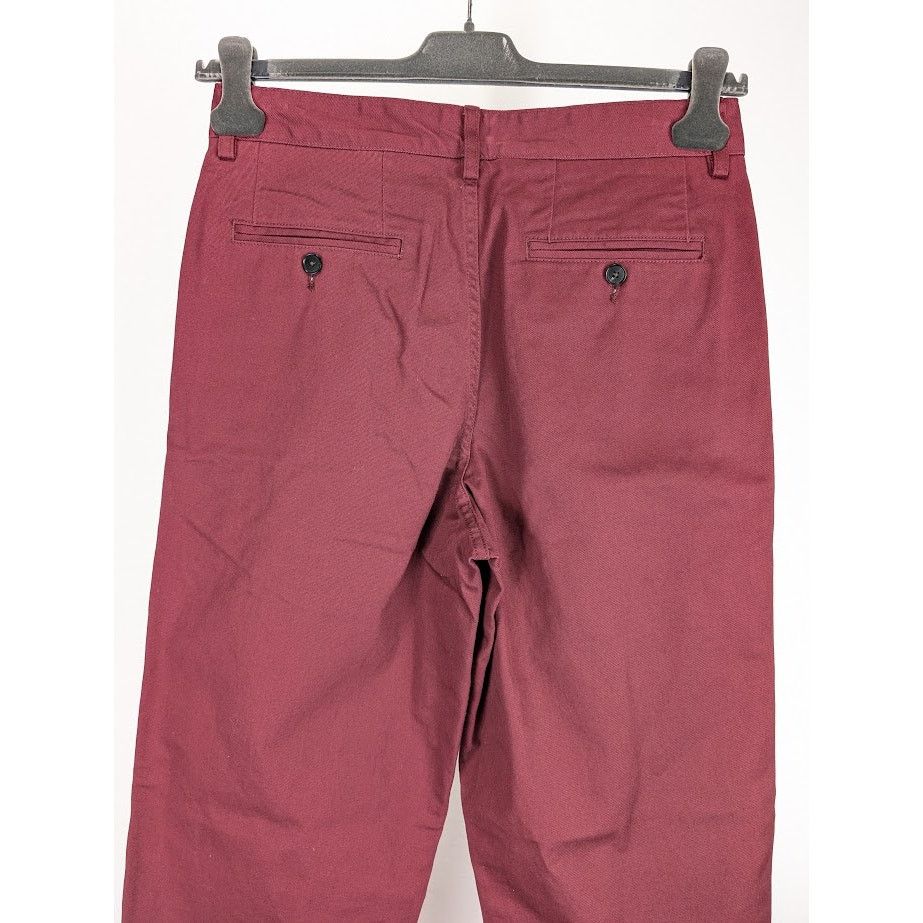 o1rshd1 Twill Double Pleat Pant in Wine