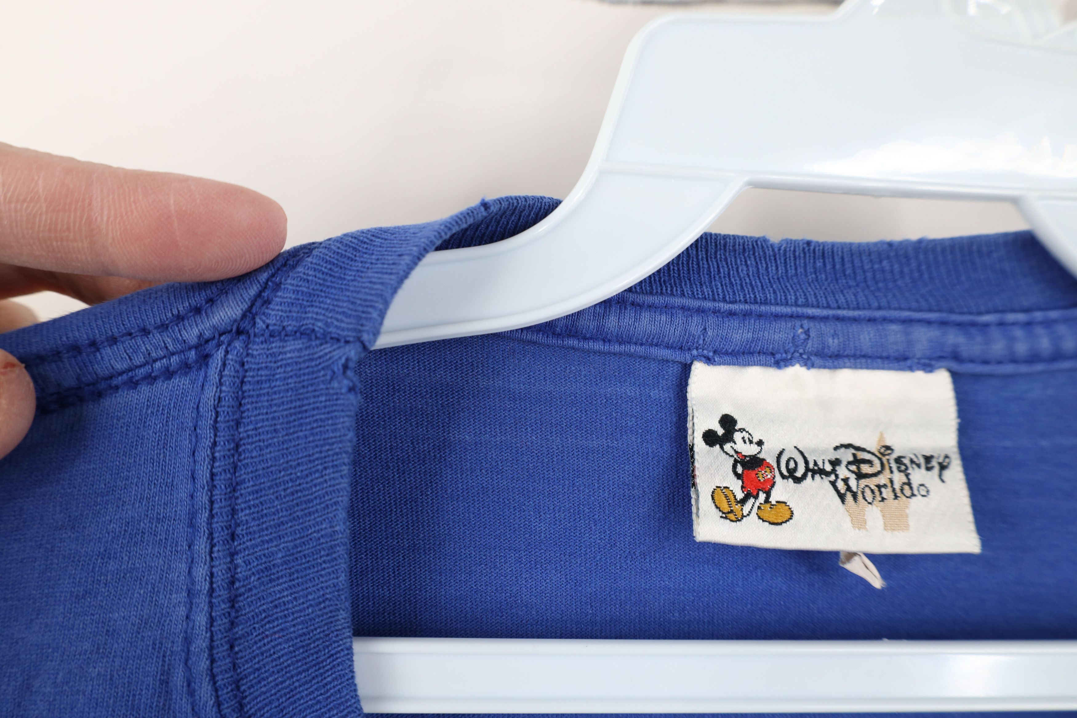 Disney Vintage 90s Disney Spell Walt Disney World T-Shirt Blue USA Size US XL / EU 56 / 4 - 7 Thumbnail