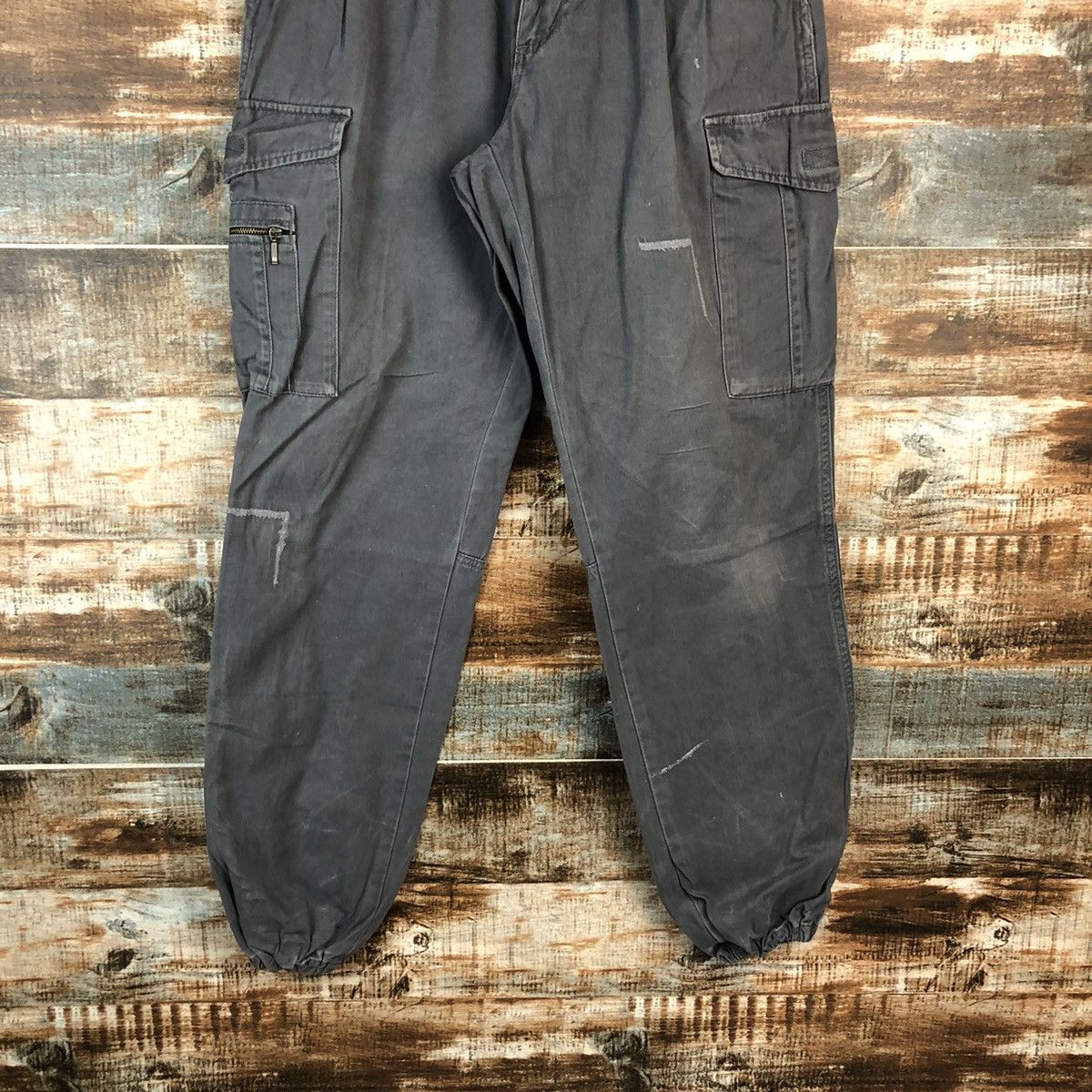 Japanese Brand DLL N Soulation Grey vintage utility Joggers Pants #C064 Size US 26 / EU 42 - 3 Thumbnail