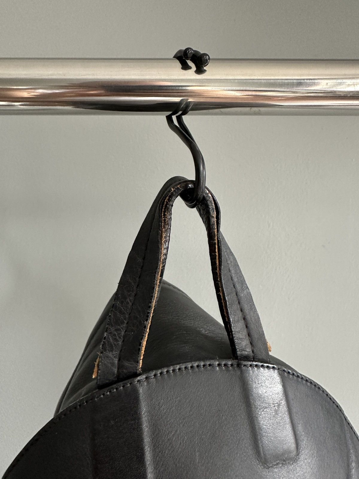 Maison Margiela Maison Martin Margiela Black Leather Backpack 2015 Size ONE SIZE - 12 Thumbnail