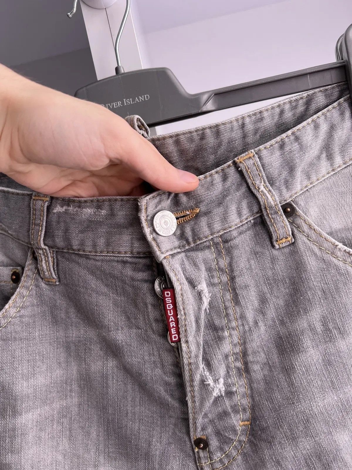 Dsquared2 × Vintage Vintage Dsquared2 Luxury Gray Pants Size US 30 / EU 46 - 6 Thumbnail