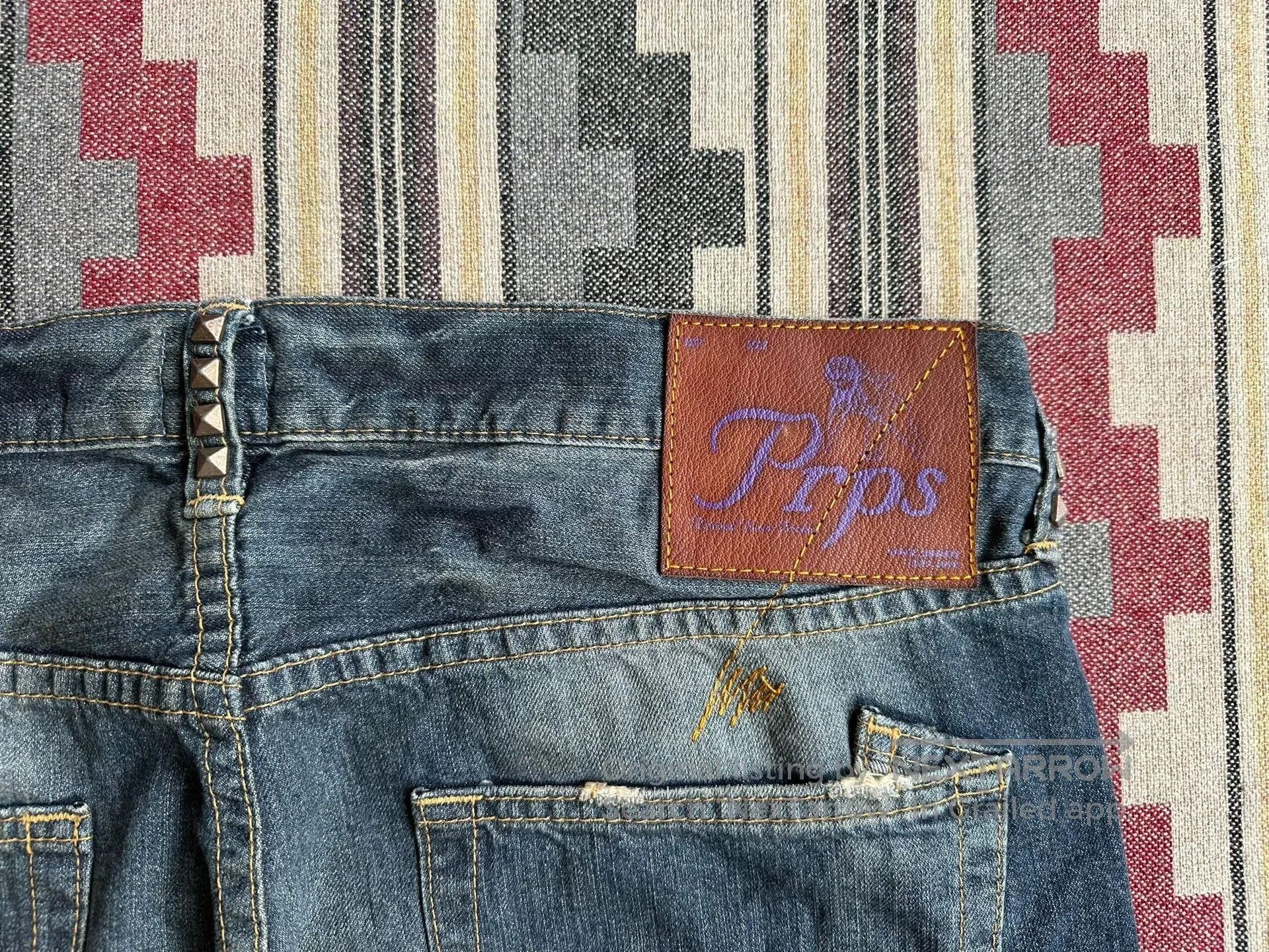 Prps Prps Heavy Washed Distressed Jeans. Size US 34 / EU 50 - 5 Thumbnail