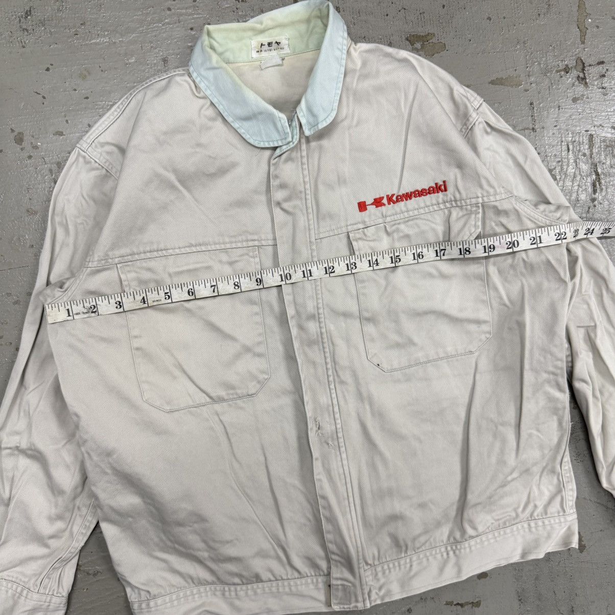 Japanese Brand Vtg Japan Kawasaki Motor Worker Jacket Size US M / EU 48-50 / 2 - 4 Thumbnail