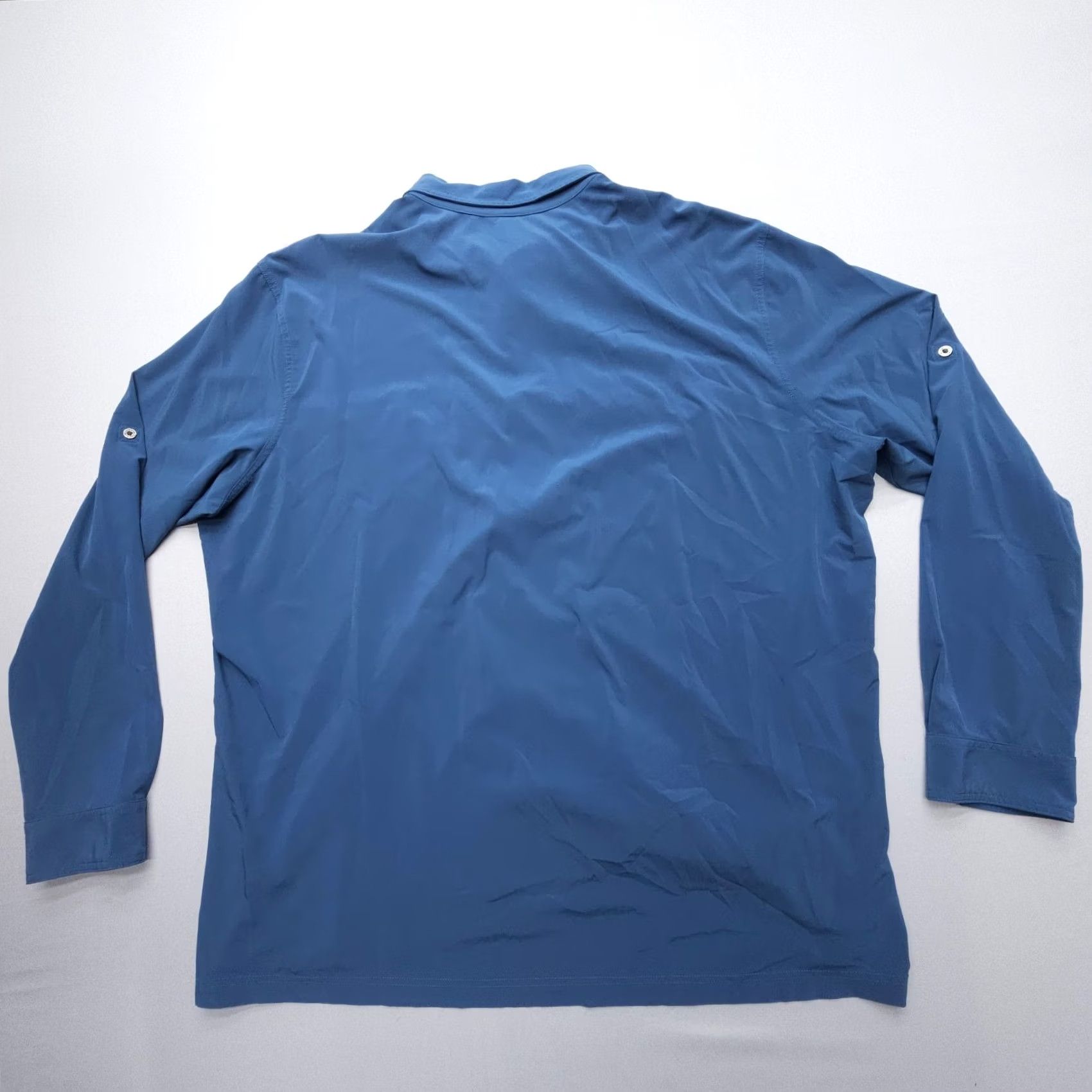 Eddie Bauer Eddie Bauer Travex Shirt Mens 2XL Blue Tech Stretch Hiking Travel Fishing Light Shirt Size US XXL / EU 58 / 5 - 2 Thumbnail