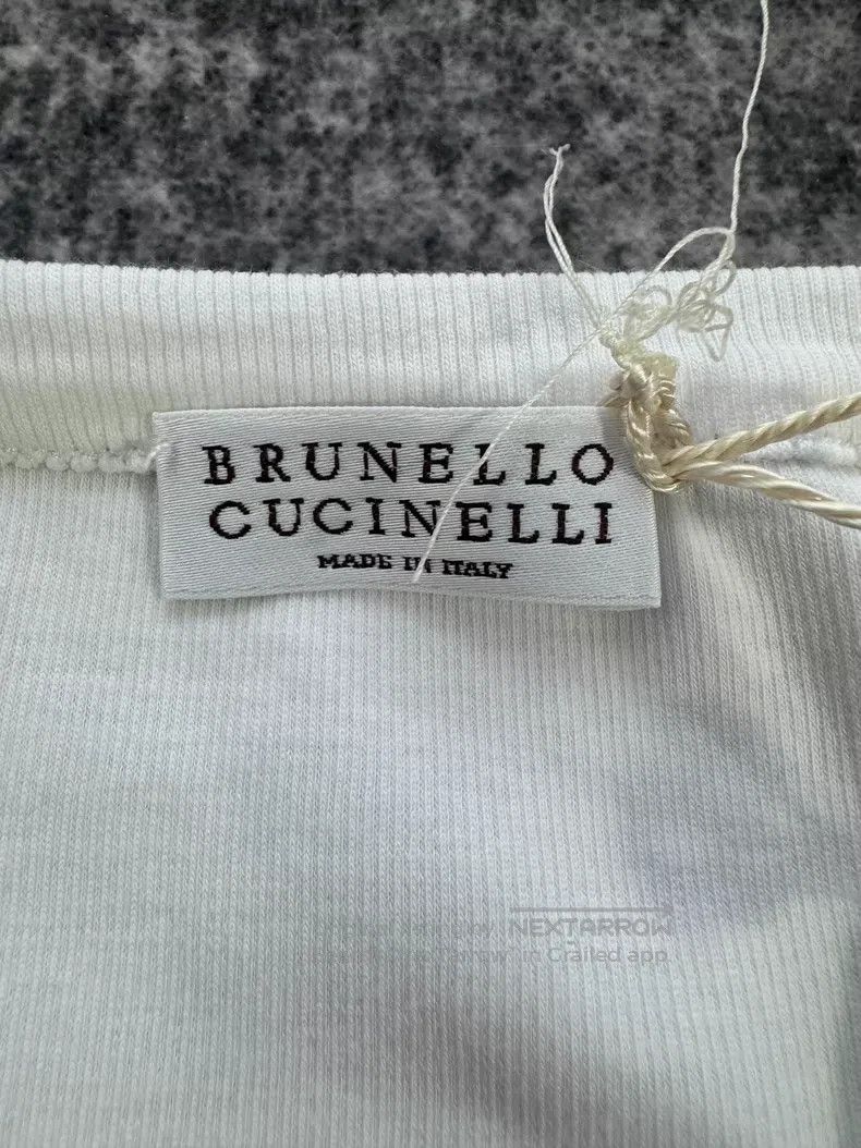 Brunello Cucinelli Brunello Cucinelli White Beaded Vest Size XS / US 0-2 / IT 36-38 - 3 Thumbnail