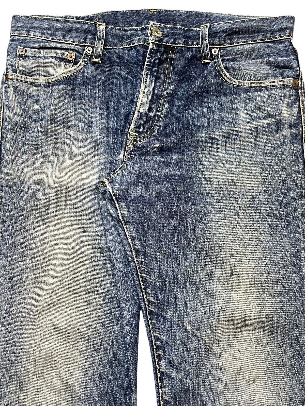 Uniqlo Vintage Y2K Japanese Uniqlo Blue Faded Wash Straight Loose Size US 34 / EU 50 - 4 Thumbnail