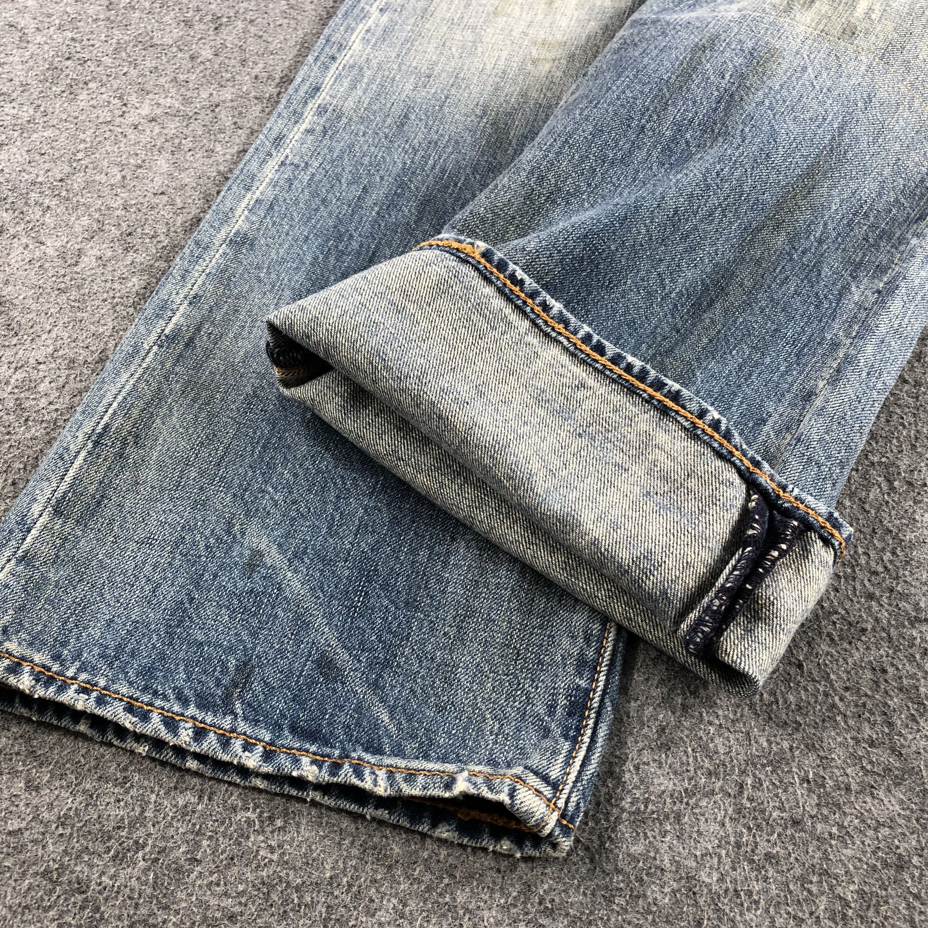 Levi's Vintage Blue Wash Levis 501 Jeans-J1902 Size US 35 - 6 Thumbnail