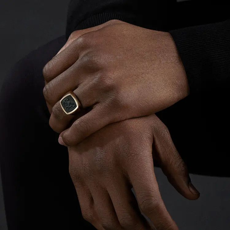 David Yurman o1w1db11025 R25346M /Size 9 /Rings in Golden Size ONE SIZE - 3 Thumbnail