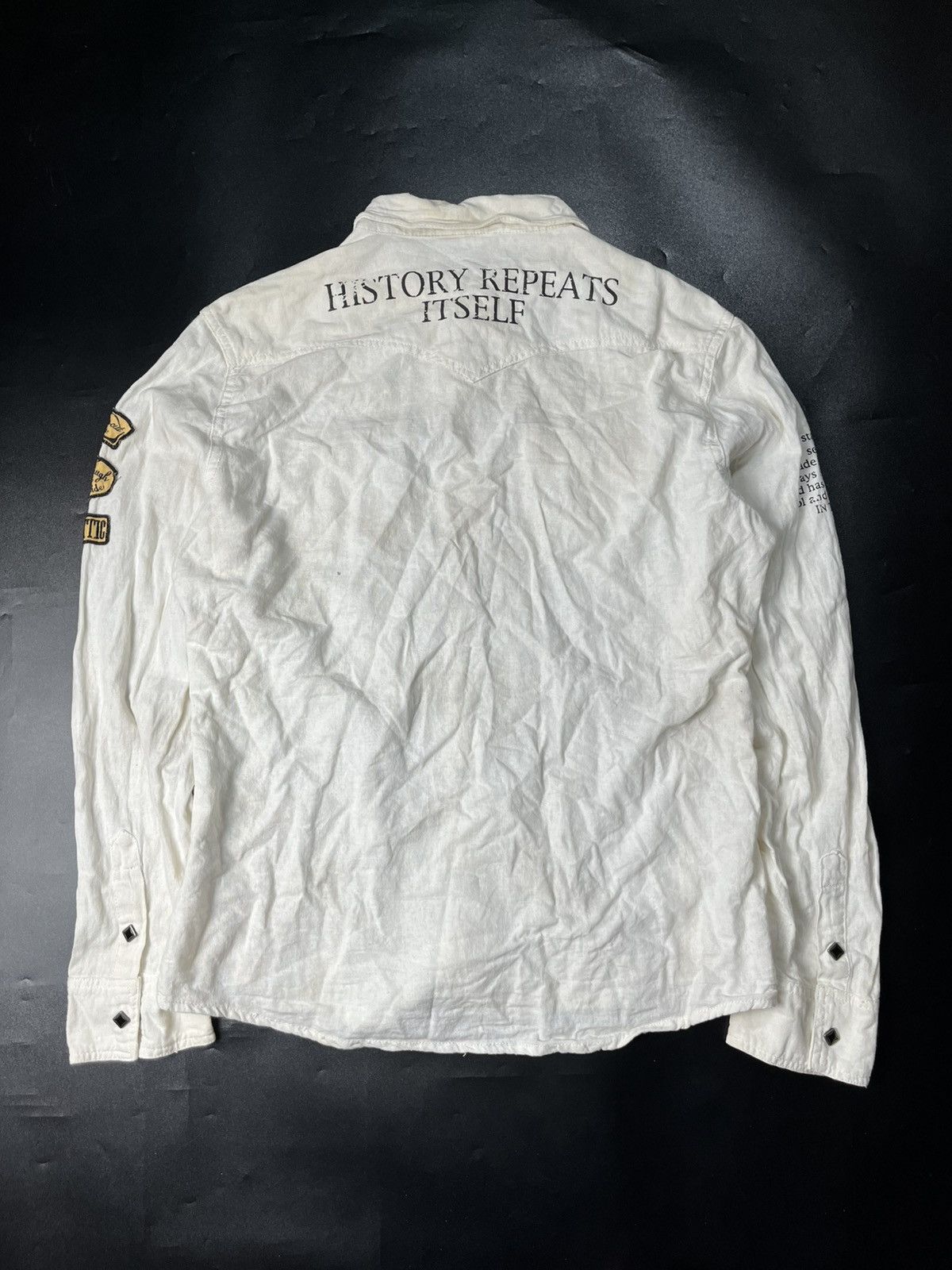 Hysteric Glamour × If Six Was Nine × Japanese Brand Japanese In the attic history Rapeats itself shirt Size US L / EU 52-54 / 3 - 2 Thumbnail