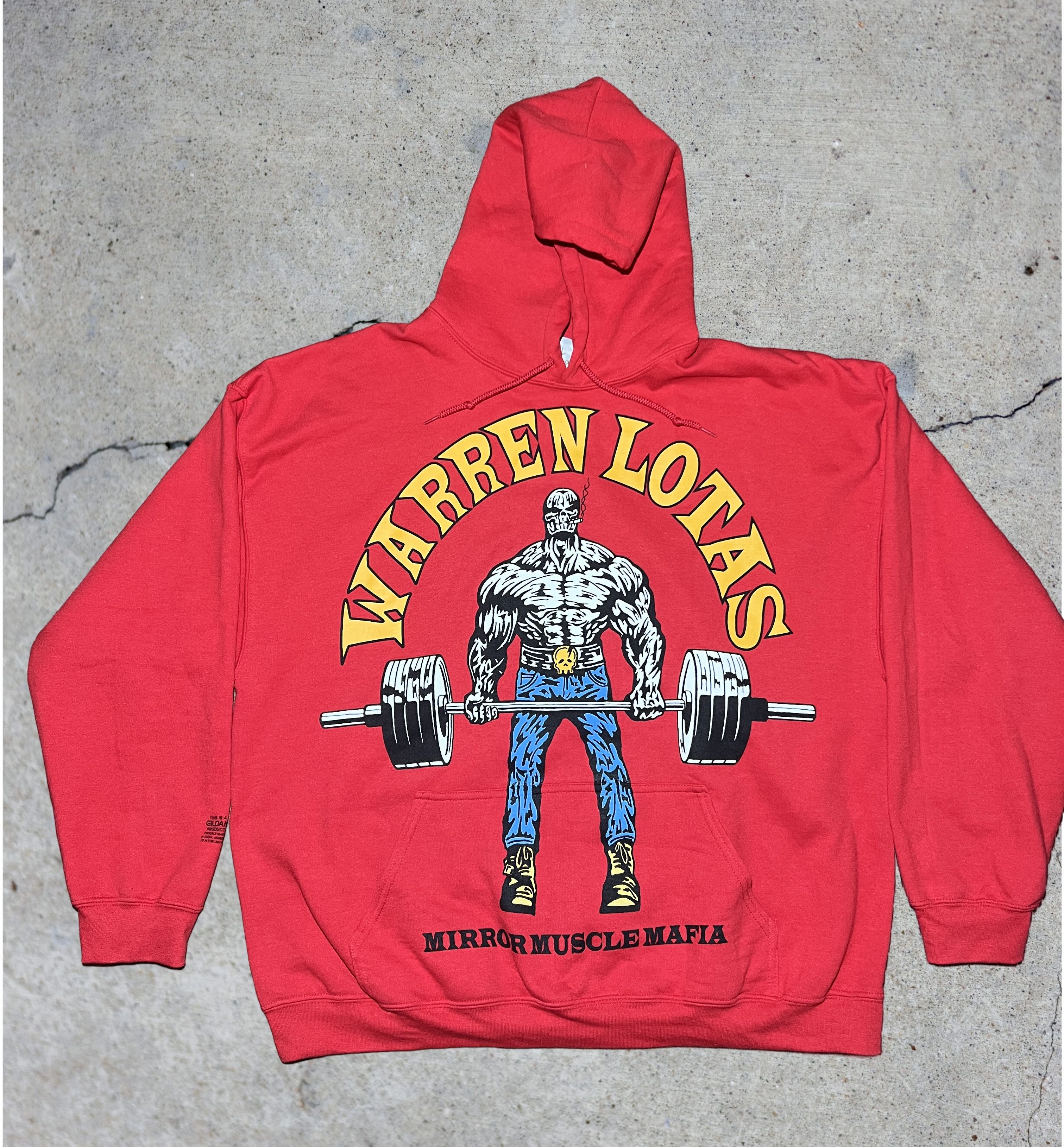 Warren Lotas Warren Lotas Mirror Muscle Mafia Red Hoodie Size US XL / EU 56 / 4 - 1 Thumbnail