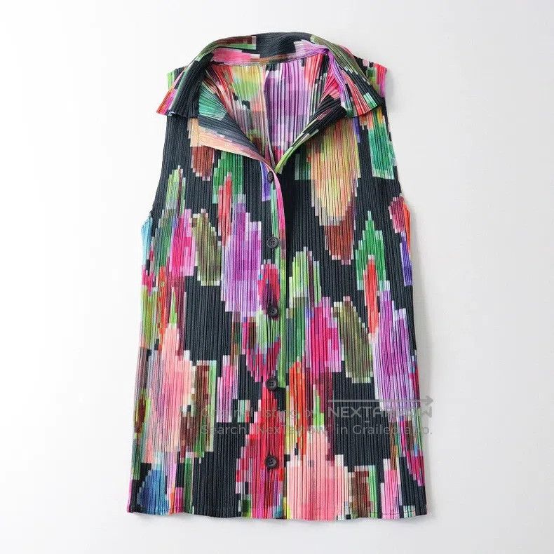 Issey Miyake Issey Miyake Color-block Waistcoat Size M / US 6-8 / IT 42-44 - 2 Thumbnail