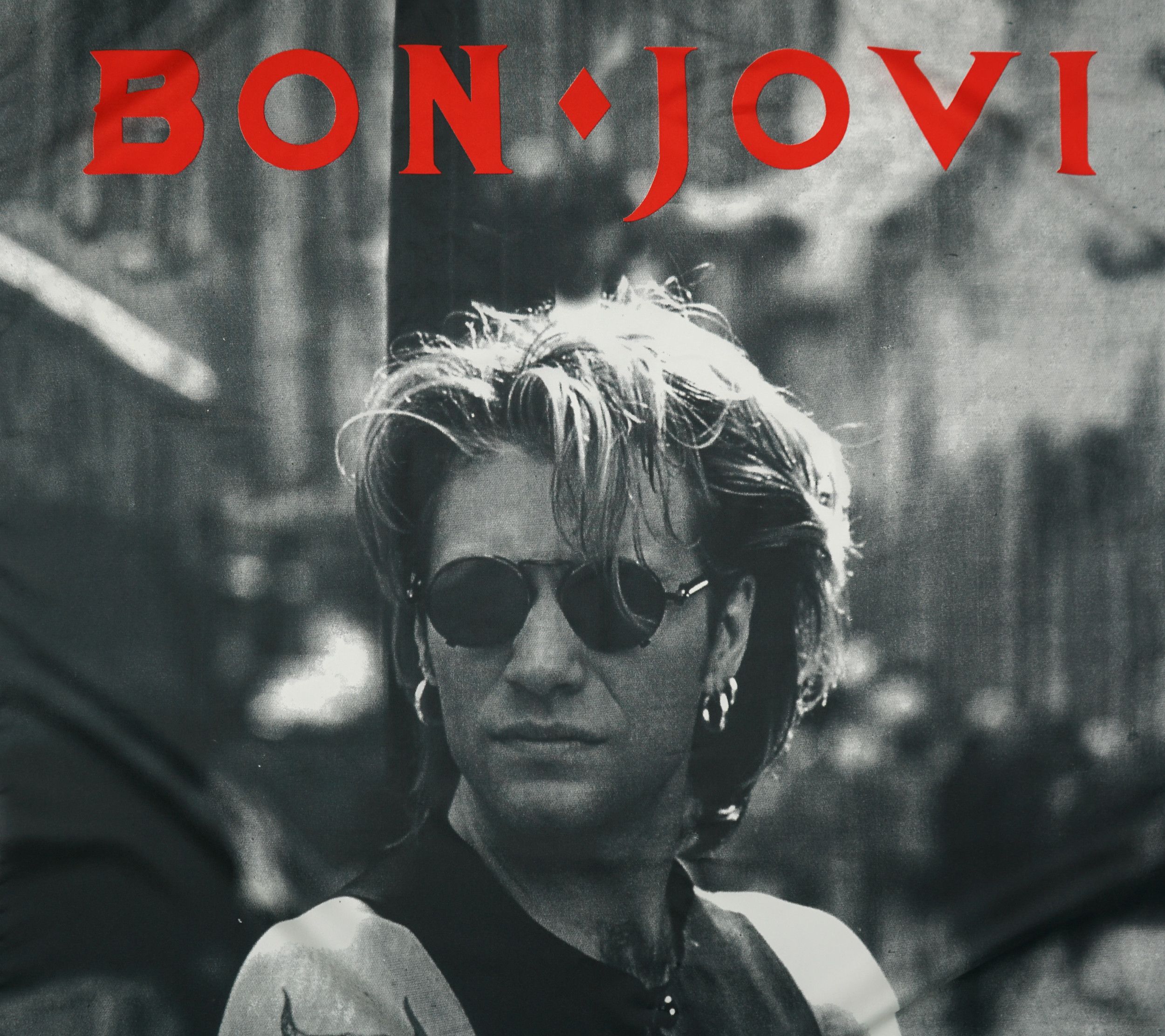 Bon Jovi × Brockum × Vintage Vintage 1995 Bon Jovi Textile Banner Size ONE SIZE - 5 Thumbnail