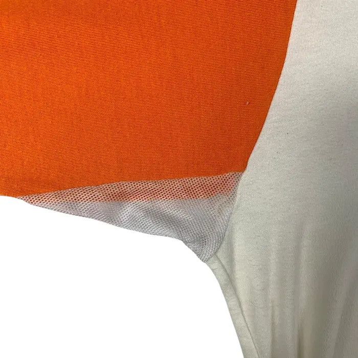 Vintage Vintage DESCENTE JAPAN 3 Quarter Sleeve Orange Tee Shirt Size XS / US 0-2 / IT 36-38 - 5 Thumbnail