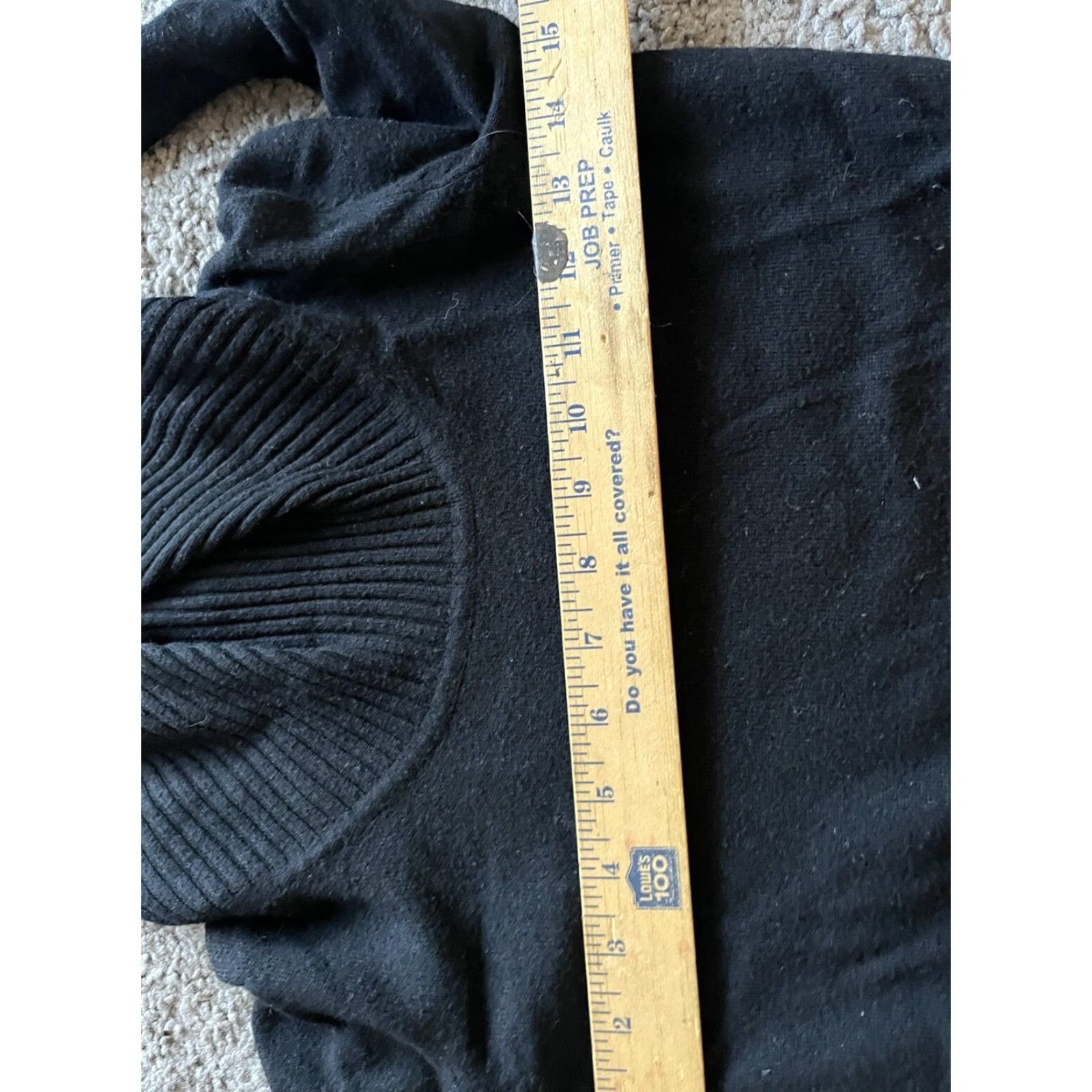 Gap VINTAGE Gap Sweater Womens Small Black Turtleneck Wool Lambs Wool Blend Pullover 80s 90s Classic Womens Size S / US 4 / IT 40 - 4 Thumbnail