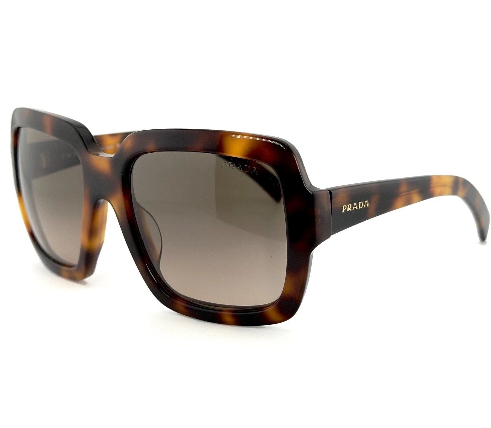 Prada PRADA 07R ORNATE PR07RS Brown Rectangle Sunglasses 07RS Size ONE SIZE - 9 Thumbnail