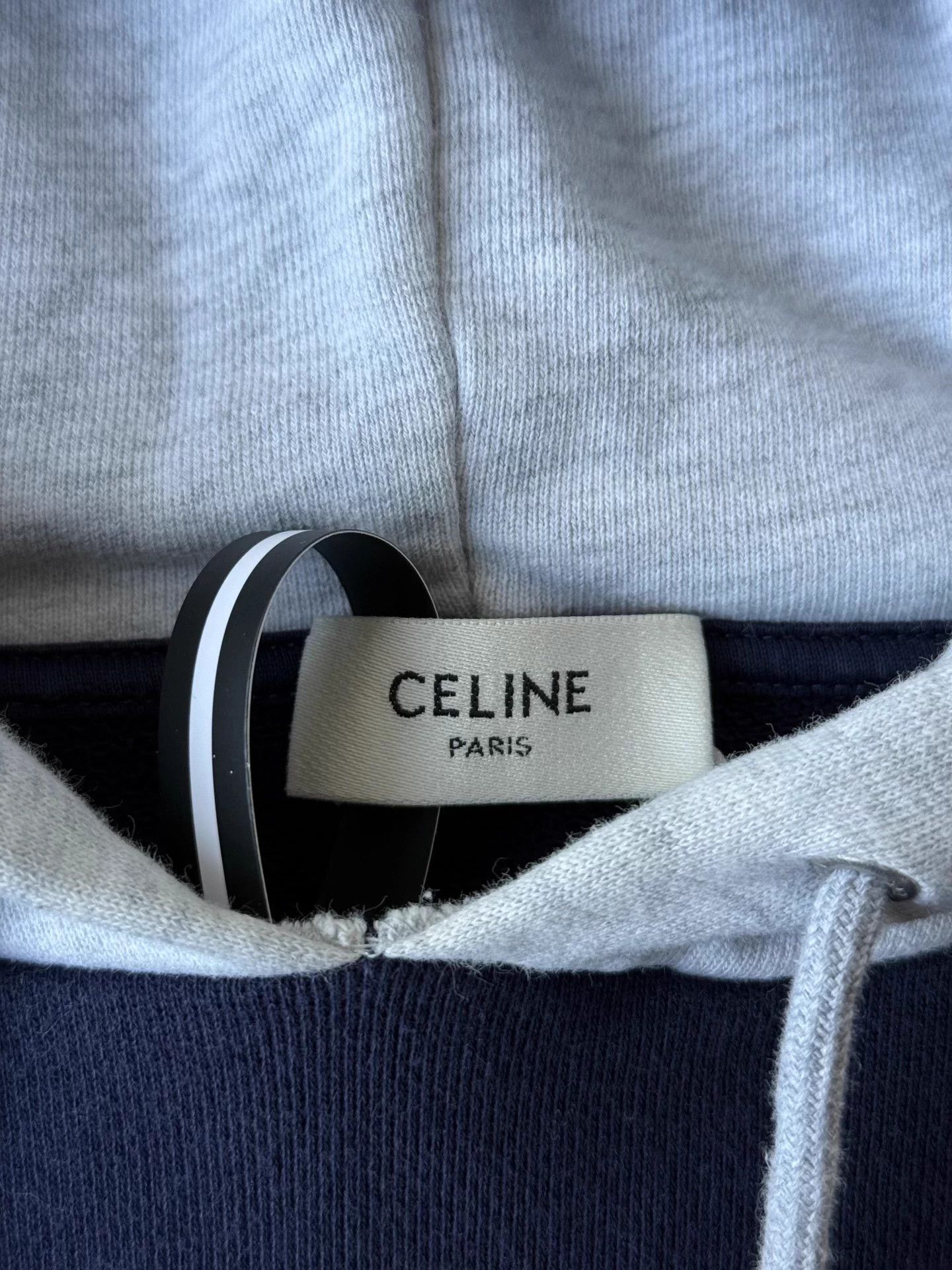 Celine Celine navy colorblock hoodie XS Size XS / US 0-2 / IT 36-38 - 4 Thumbnail