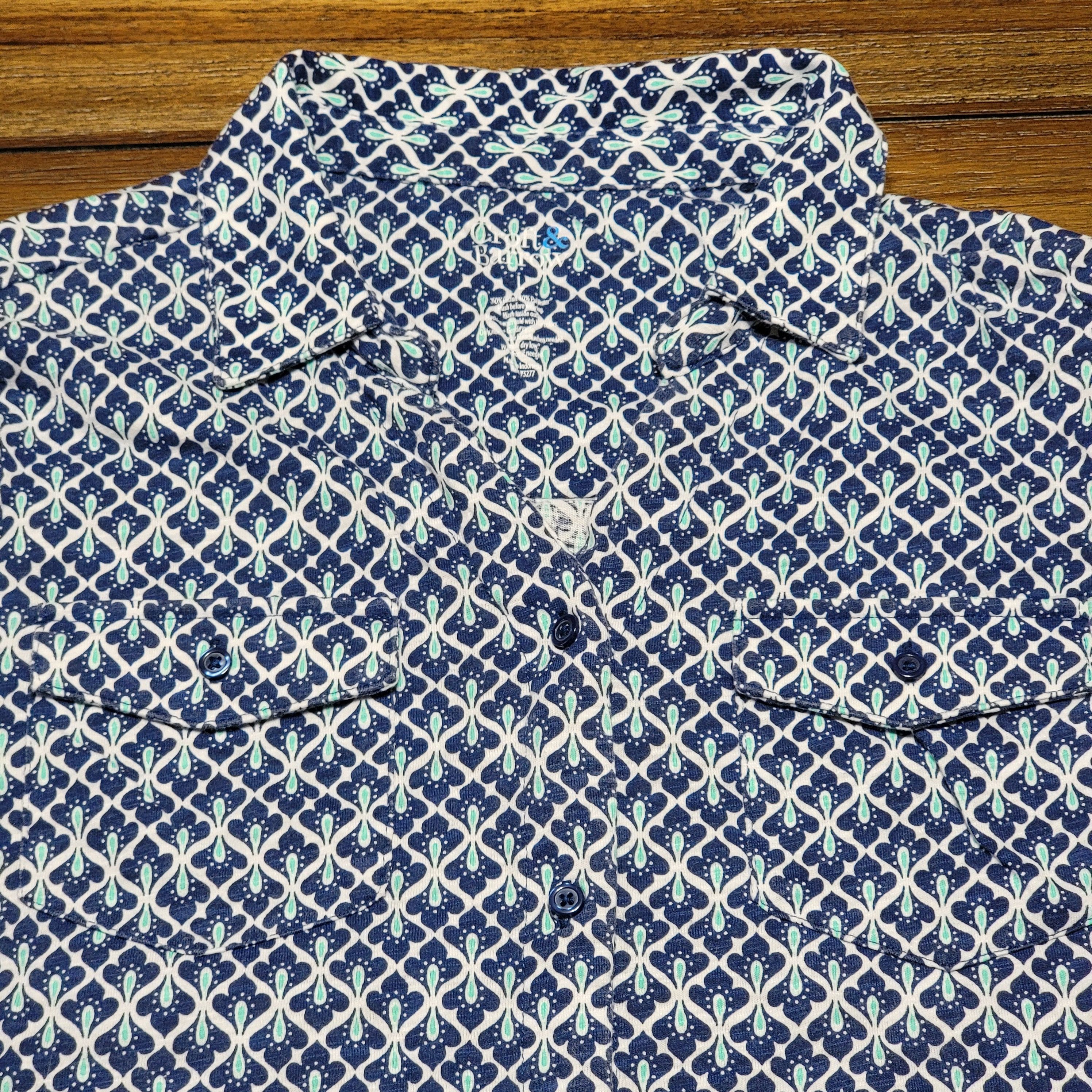 Croft & Barrow Croft & Barrow LS Full Button Blouse - Size Large Size L / US 10 / IT 46 - 2 Thumbnail