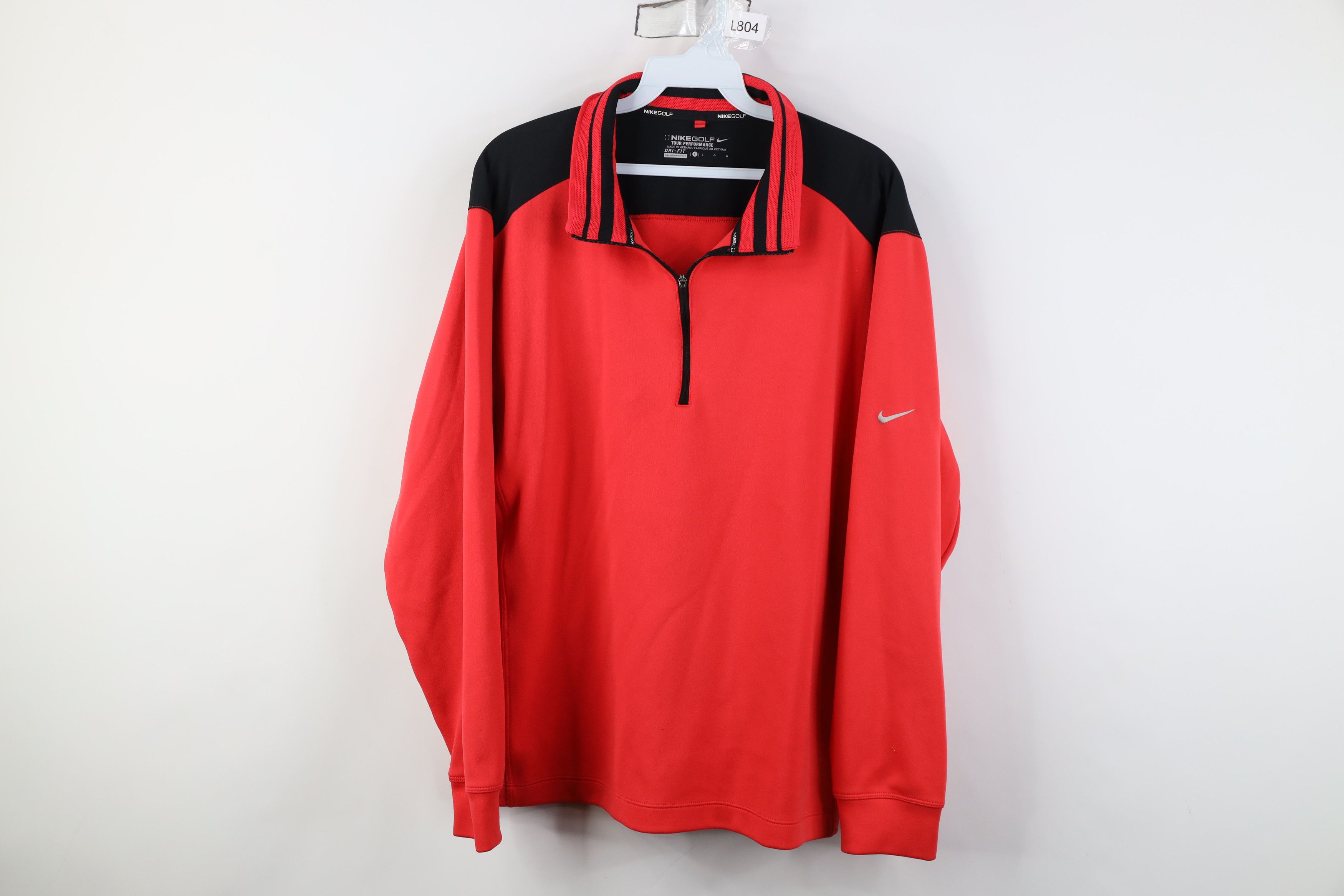 Nike Nike Golf Scott Mini Swoosh 1/4 Half Zip Pullover Jacket Top Size US L / EU 52-54 / 3 - 1 Thumbnail