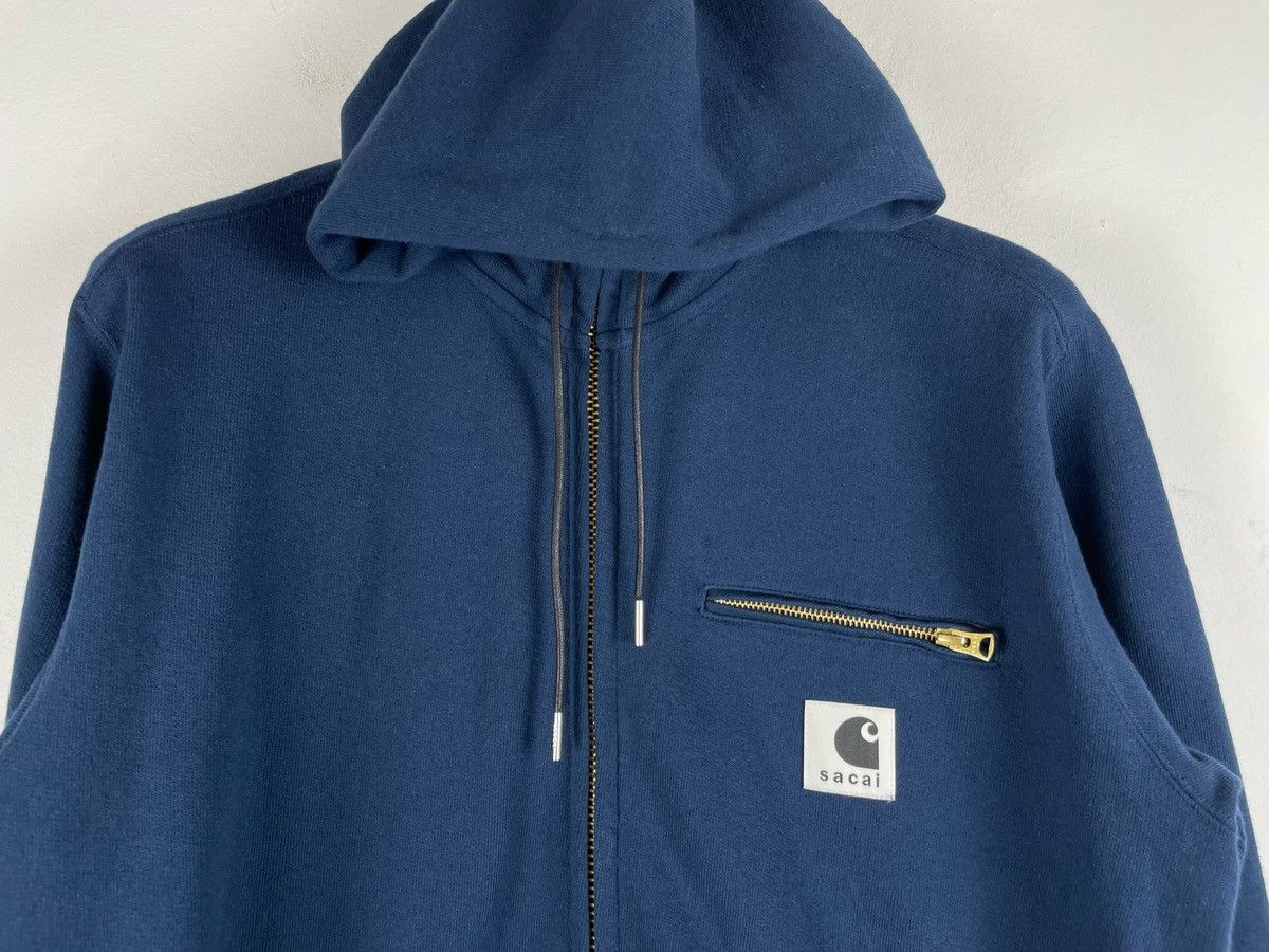 Carhartt Wip × Sacai Sacai x Carhartt WIP SS26 Zip-Up Hoodie Size US M / EU 48-50 / 2 - 8 Thumbnail