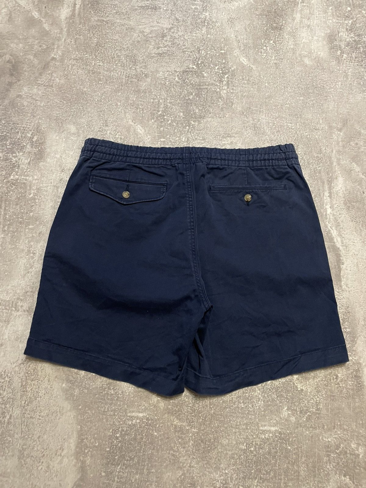 Polo Ralph Lauren × Vintage Vintage Polo Ralph Lauren Navy Blue Cotton Shorts Size 32 Size US 32 / EU 48 - 12 Thumbnail