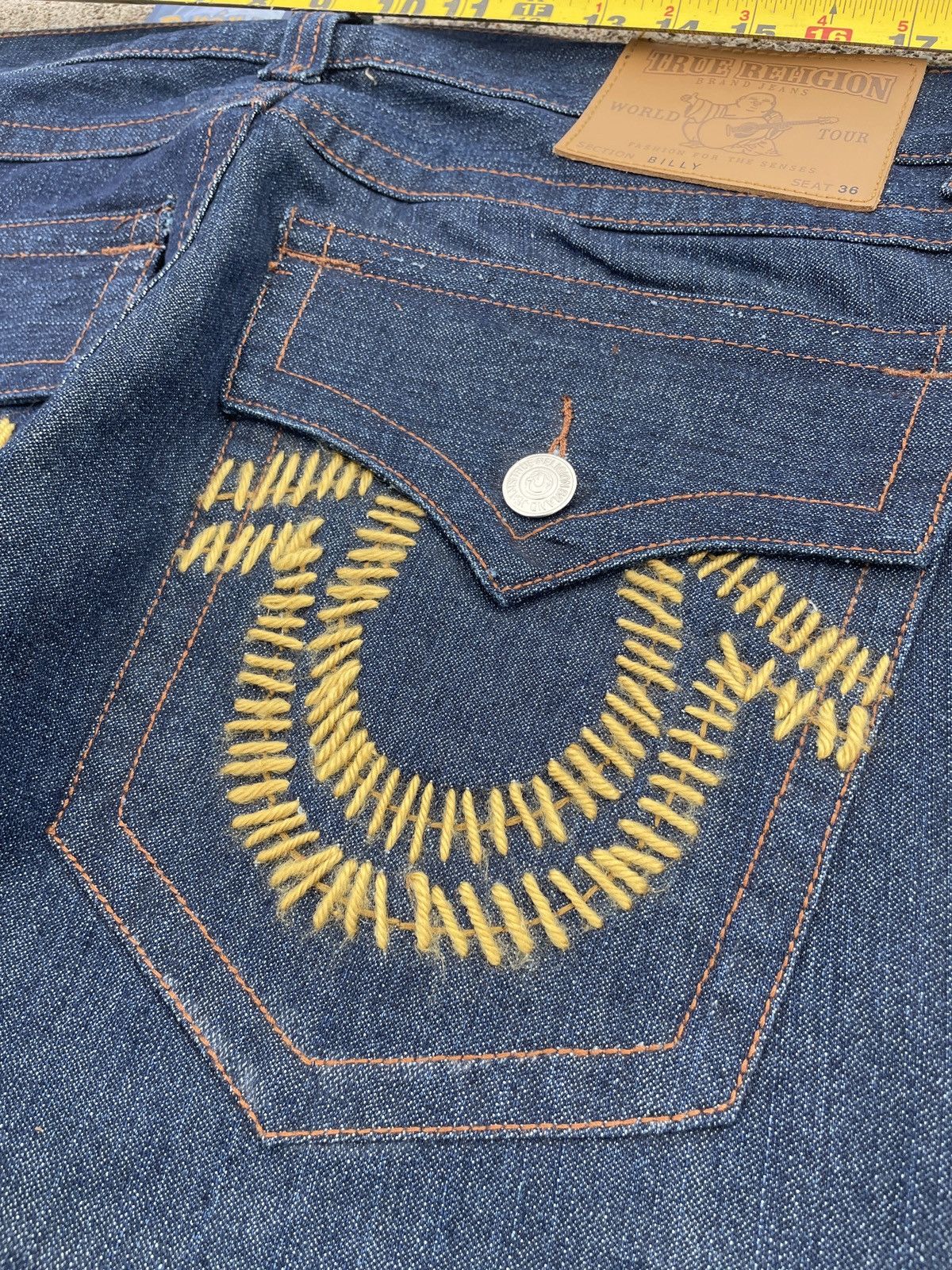 True Religion NWT True Religion Raw Denim Size US 36 / EU 52 - 3 Thumbnail