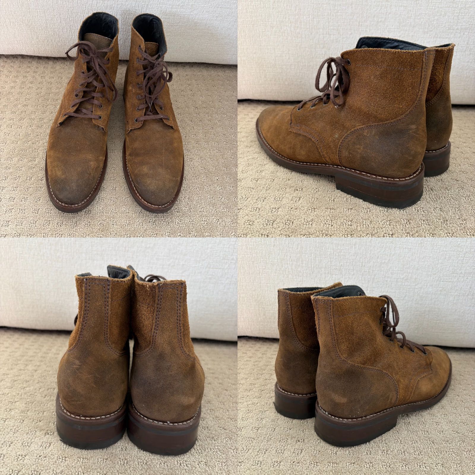 Thursday Boot Company Thursday Boot Company President Everyday Boots Mocha Suede Lace Up Men US 12 Size US 12 / EU 45 - 8 Thumbnail