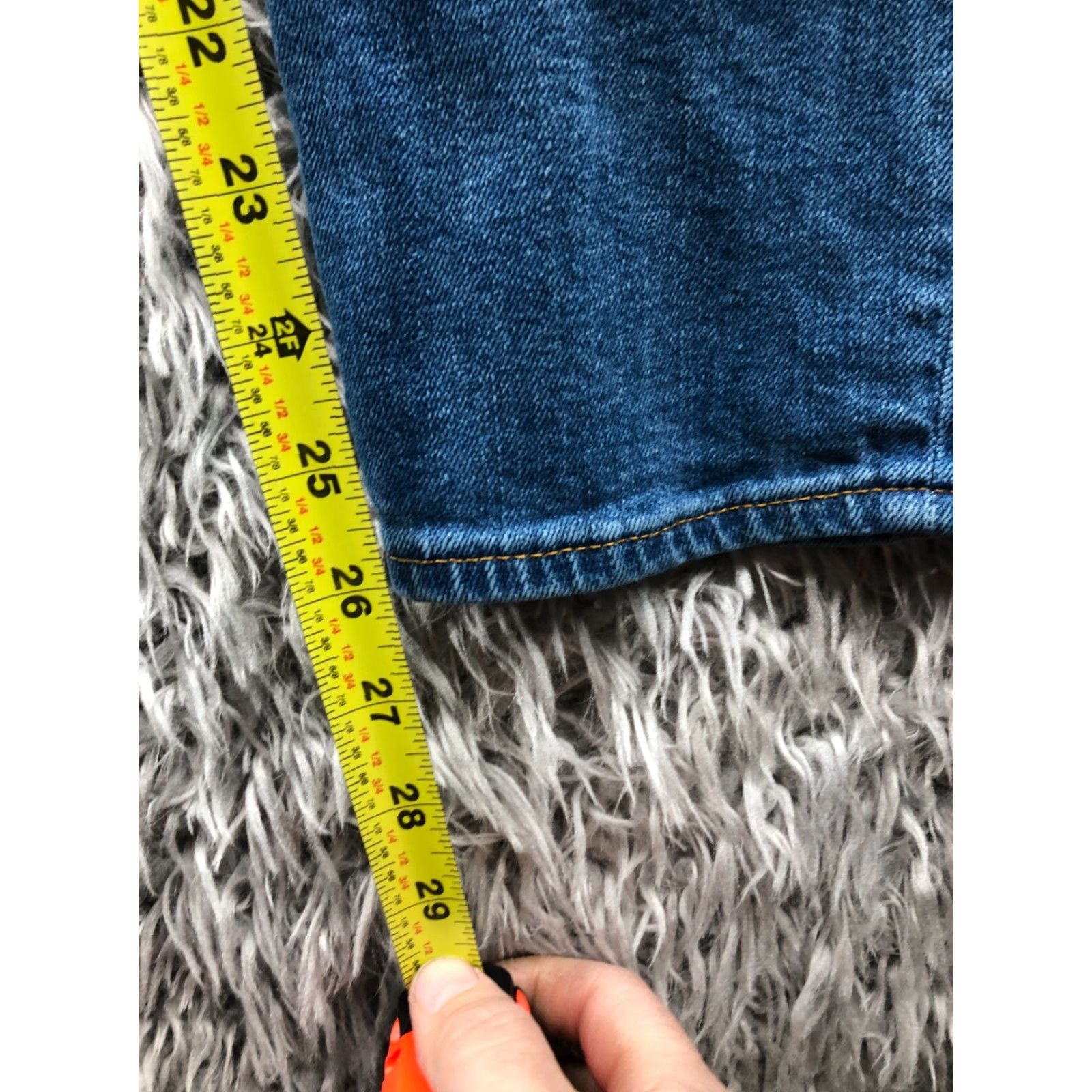 Gap Gap Jeans Skinny Size 32 Womens Medium Wash Blue - 1969 Regular Denim 5-Pocket Style Tapered? Size 24" / US 00 / IT 34 - 3 Thumbnail
