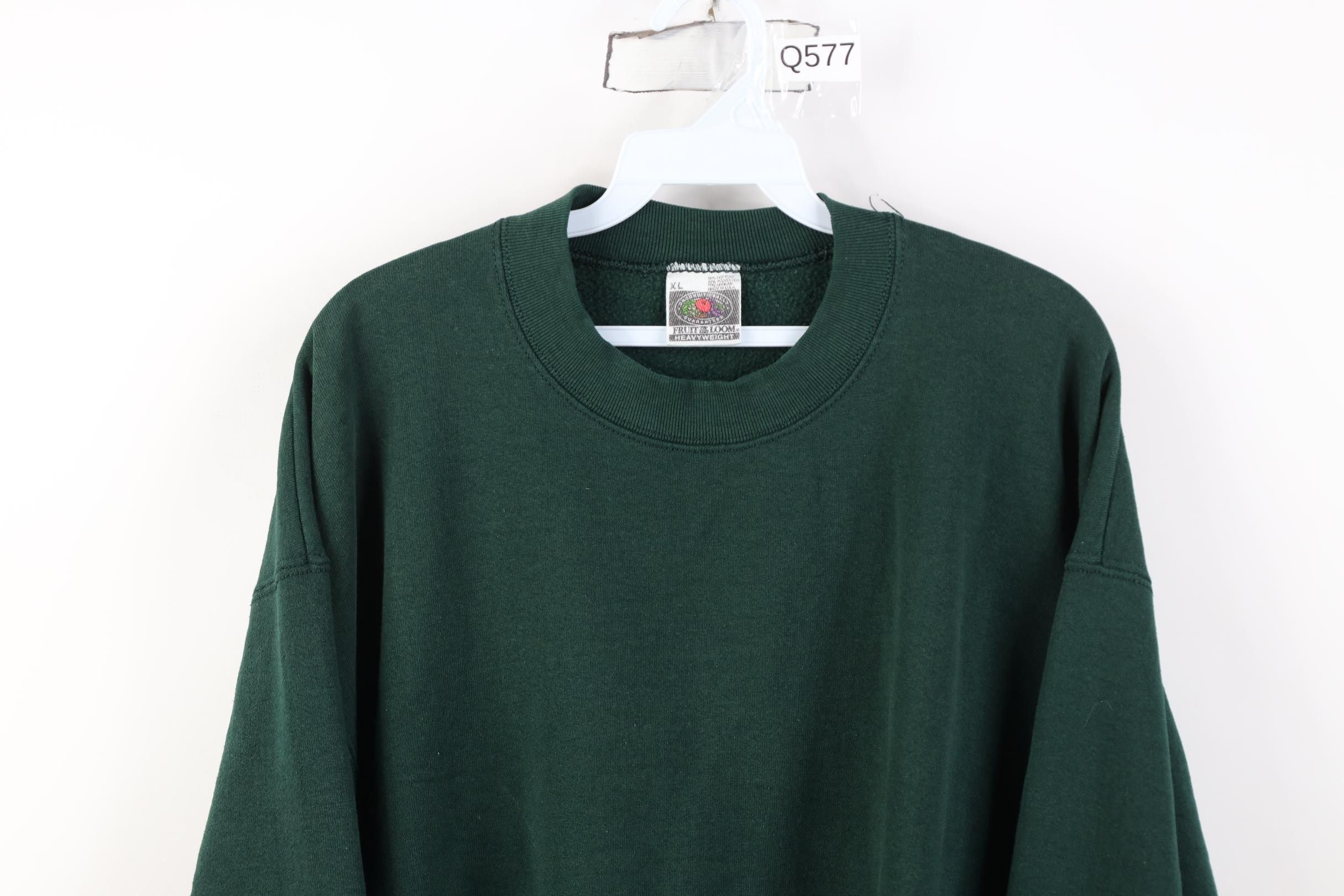 Vintage Vintage 90s Streetwear Heavyweight Crewneck Sweatshirt USA Size US XL / EU 56 / 4 - 2 Thumbnail