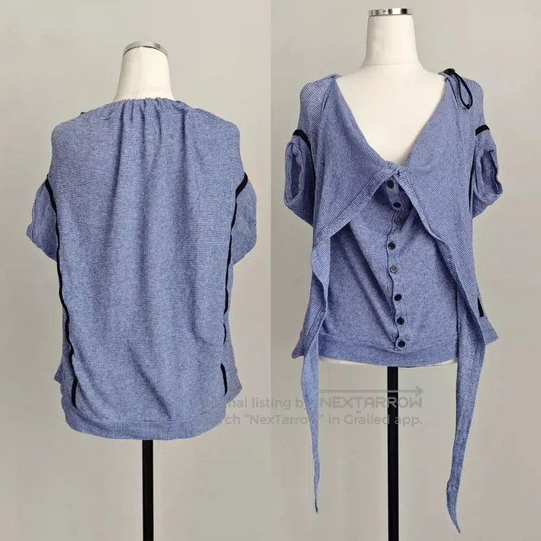 Yohji Yamamoto Yohji Yamamoto Y's Deformable Short Sleeve Top Size US M / EU 48-50 / 2 - 3 Thumbnail