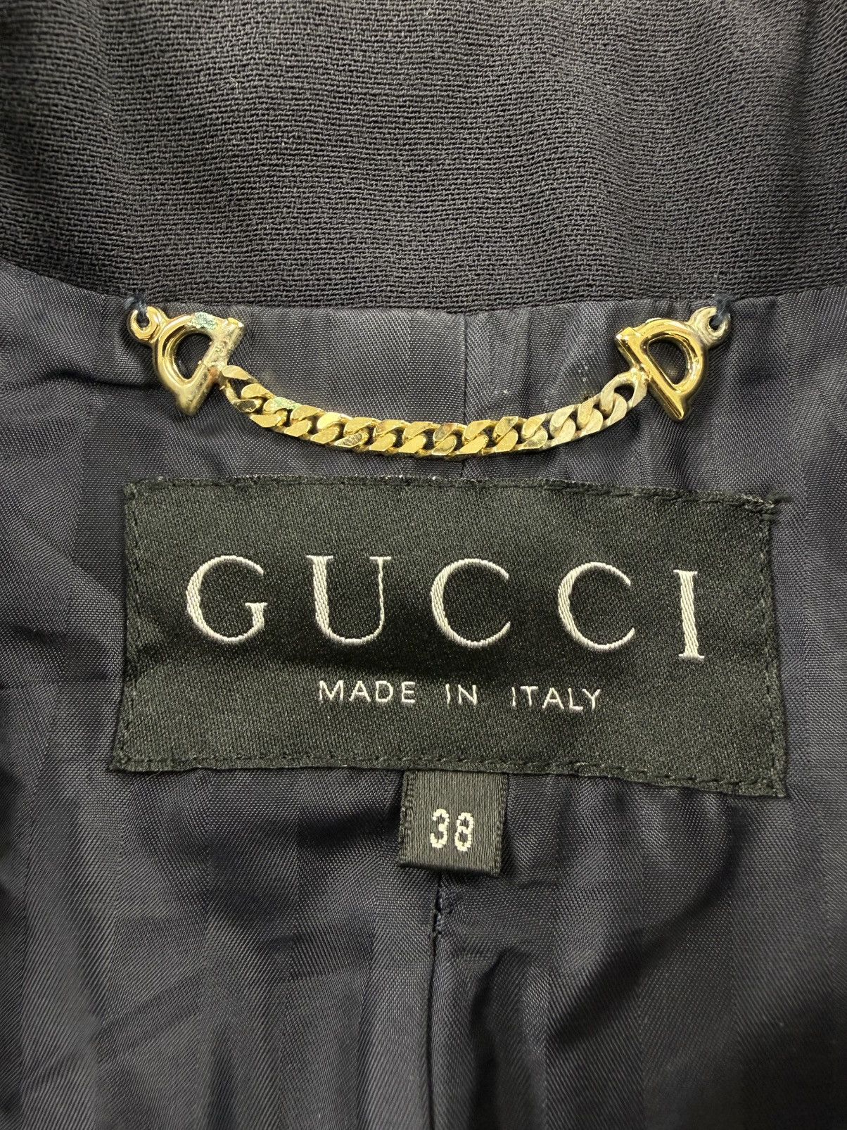 Gucci Gucci x Tom Ford S/S’96 Zip Up Wool Jacket Size XS / US 0-2 / IT 36-38 - 11 Thumbnail