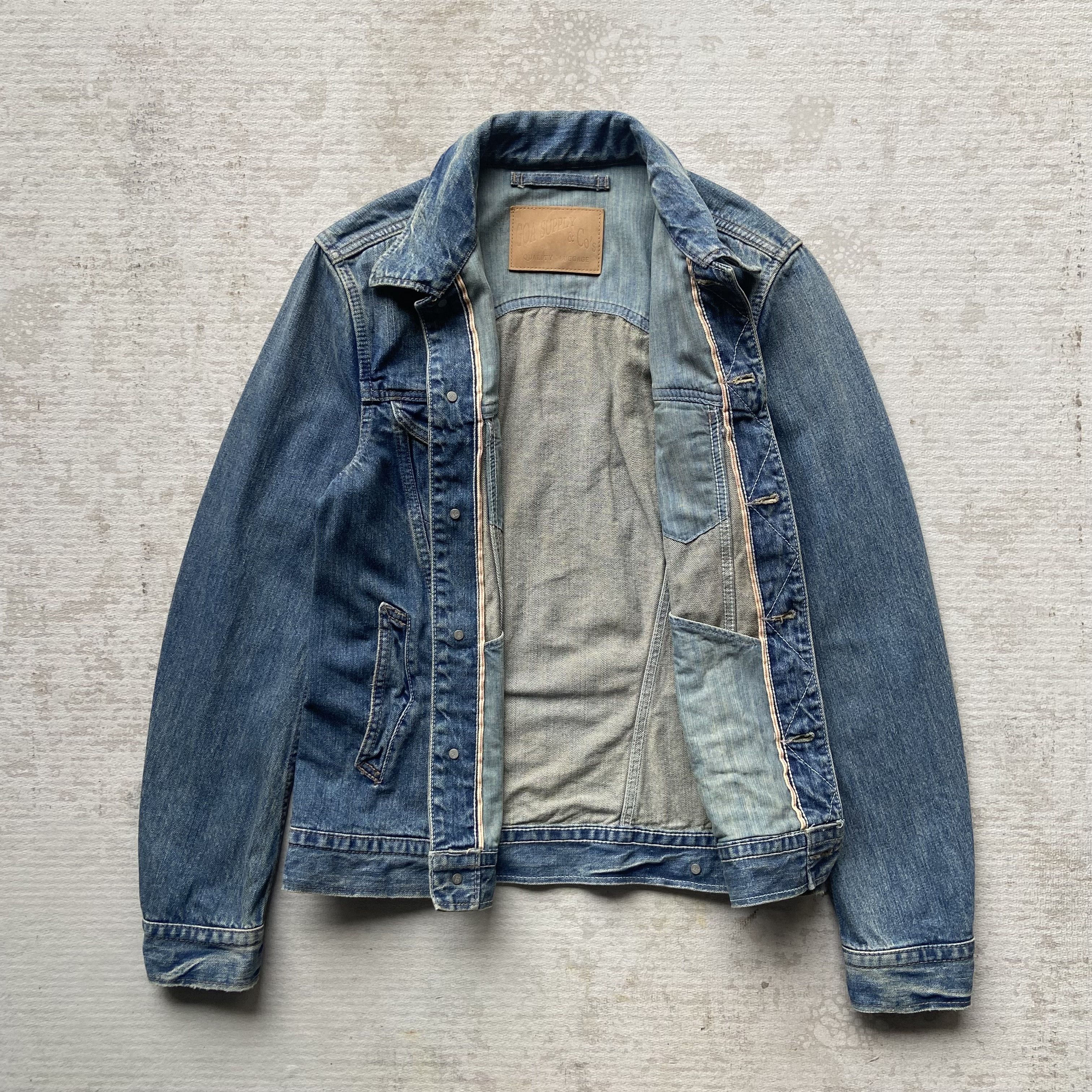 GOA GOA Selvedge Trucker Denim Jacket Size US S / EU 44-46 / 1 - 5 Thumbnail