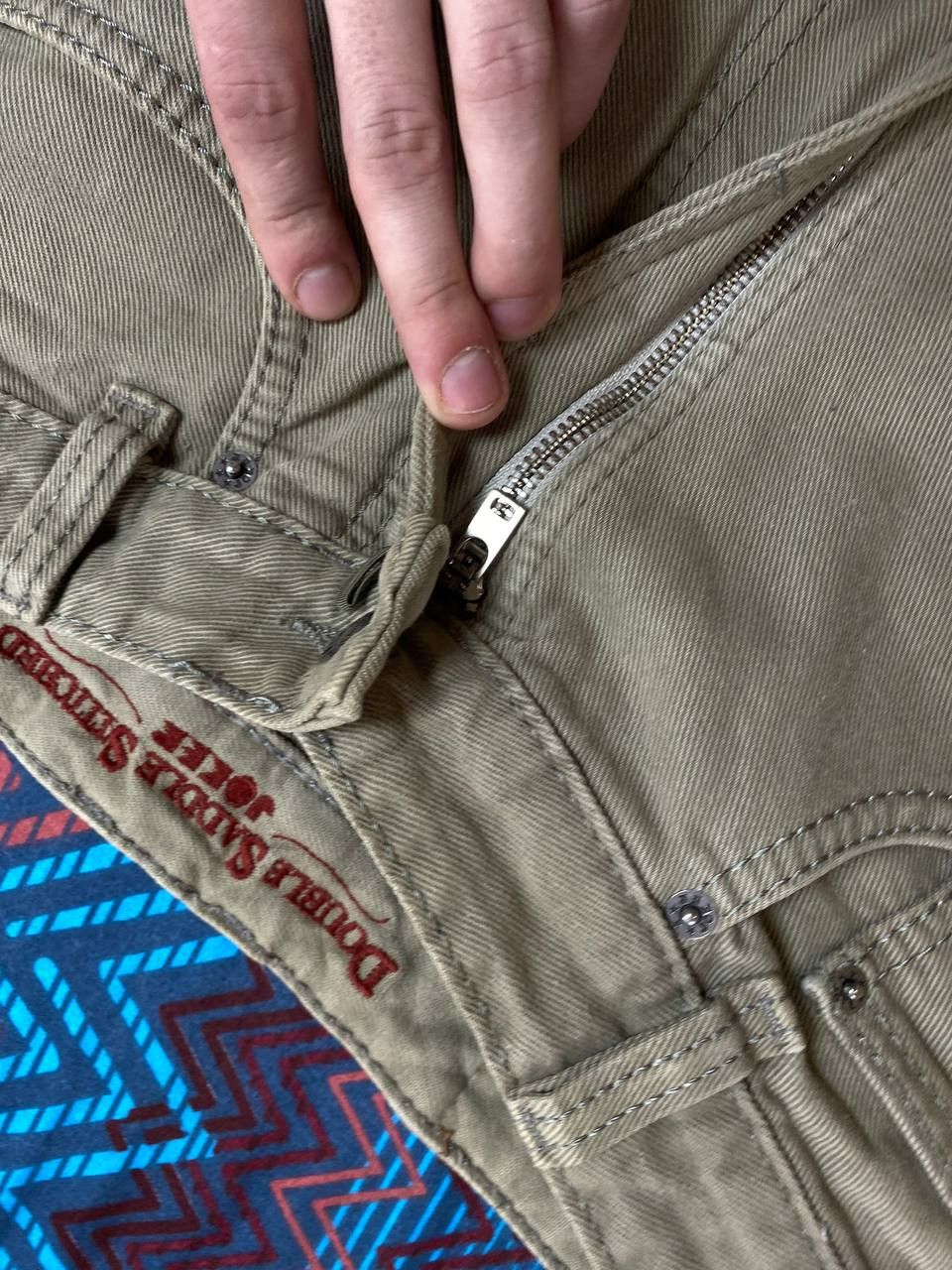 Japanese Brand × Vintage Joker Hip Hop Brand baggy jeans denim wide leg logo rap Size US 31 - 10 Thumbnail