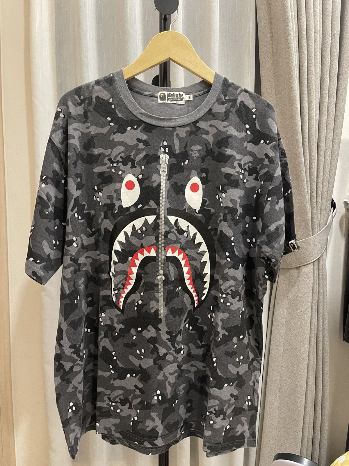 Bape A Bathing Ape Space Camo Shark Grey Size US XXL / EU 58 / 5 - 1 Thumbnail