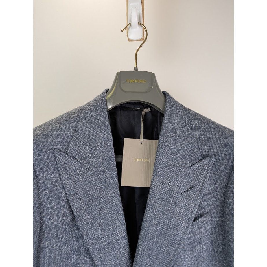 Tom Ford o1rshd1 Blazer Jacket in Blue Size US S / EU 44-46 / 1 - 8 Thumbnail