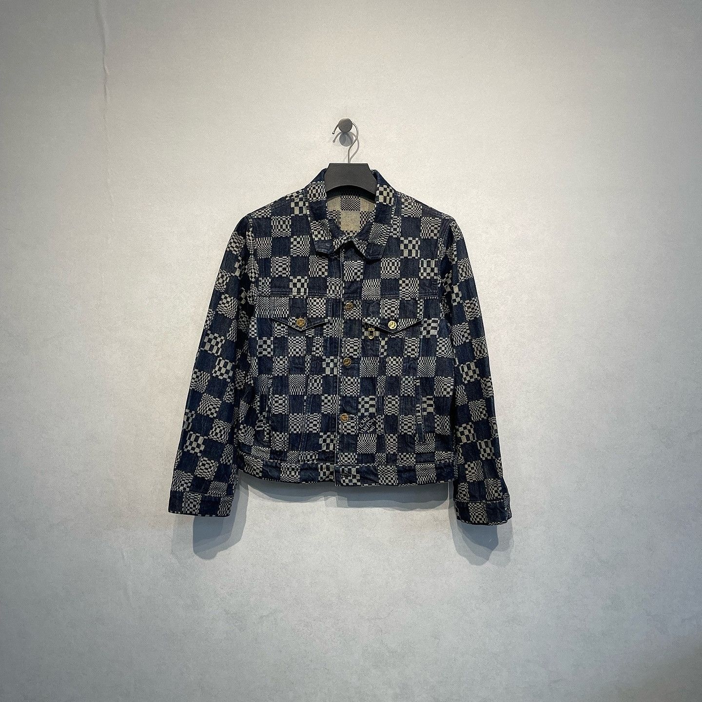 Louis Vuitton Louis Vuitton Checkerboard Denim Jacket Size 48 Size US M / EU 48-50 / 2 - 1 Thumbnail